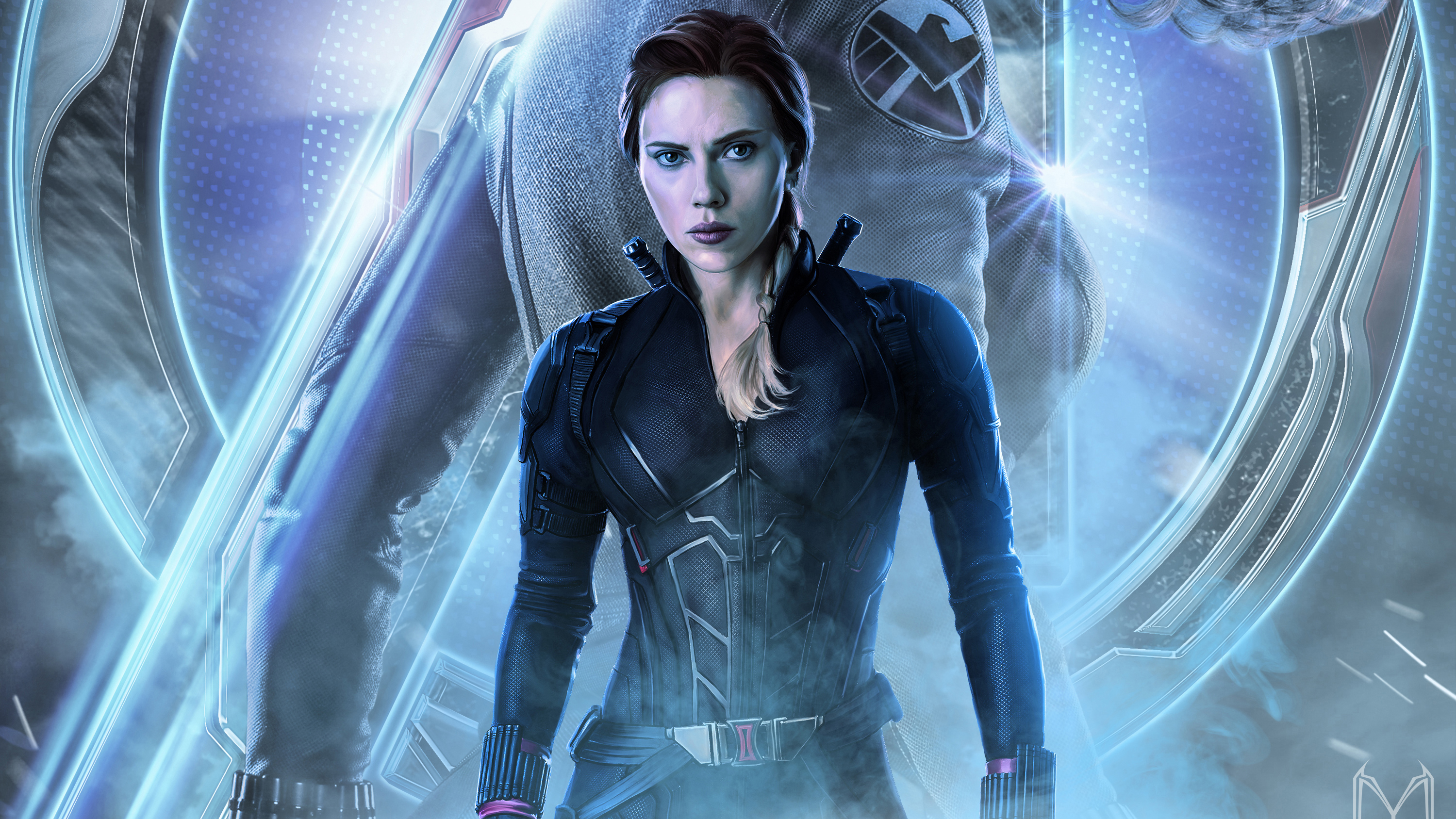 Black Widow In Avengers Endgame 2019, Hd Movies, 4k - Avengers Endgame Black Widow , HD Wallpaper & Backgrounds