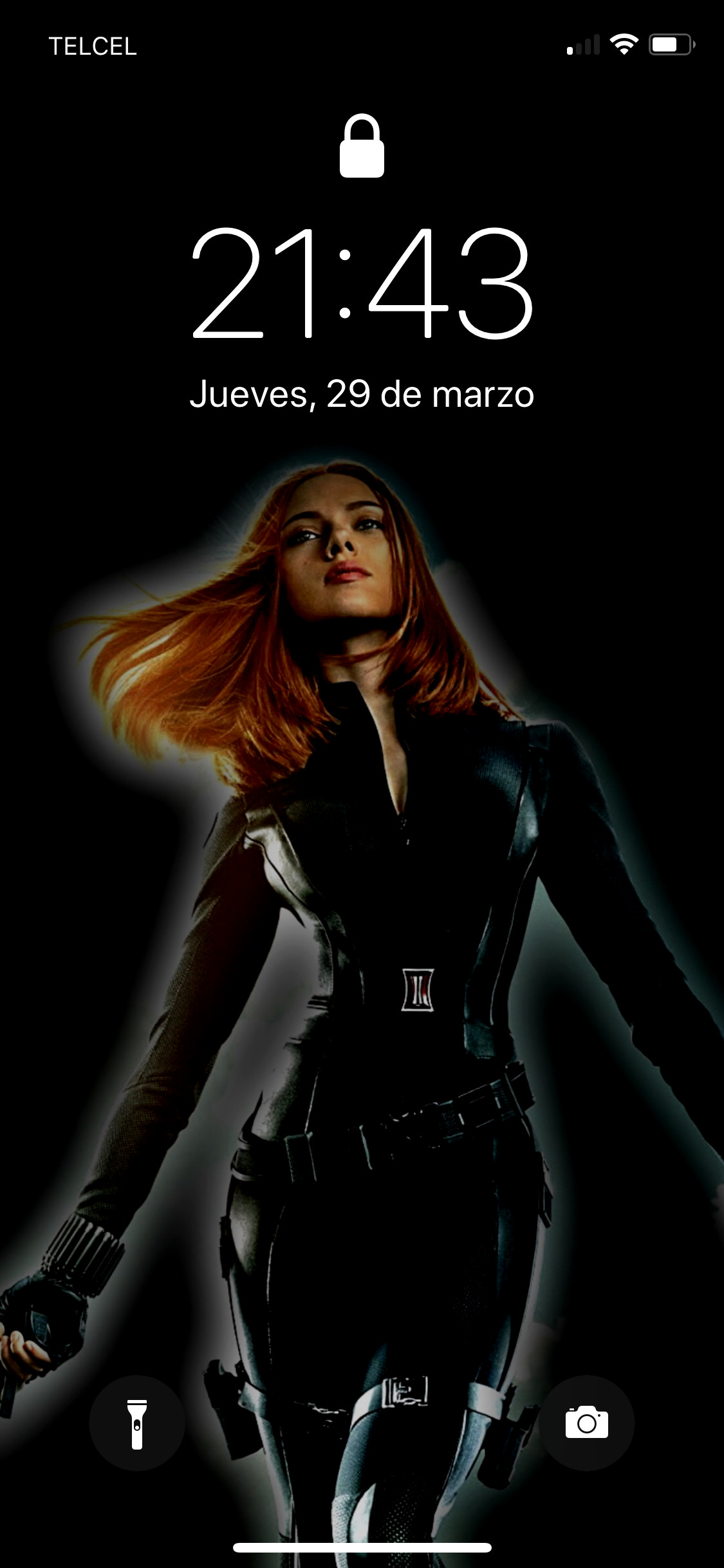 My Black Widow Wallpaper - Iphone Good Morning Screen , HD Wallpaper & Backgrounds