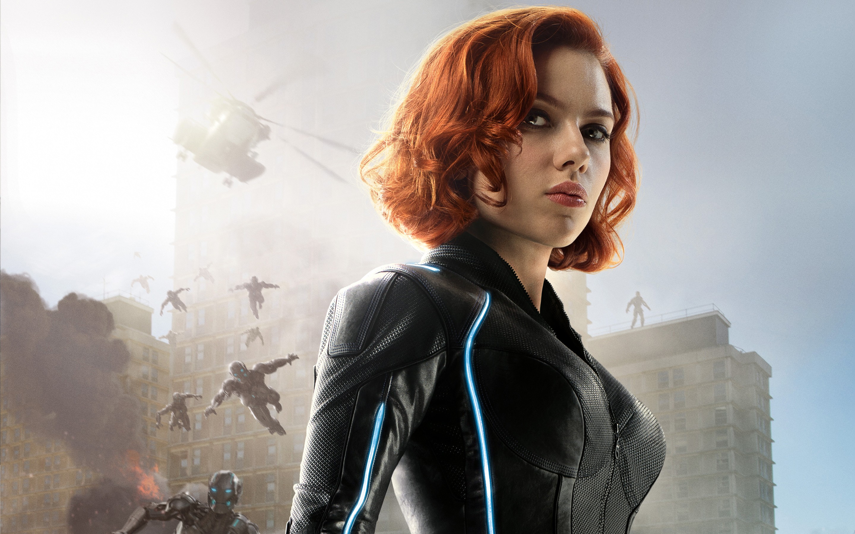 Black Widow Wallpaper Desktop Background - Scarlett Johansson Avengers Endgame , HD Wallpaper & Backgrounds