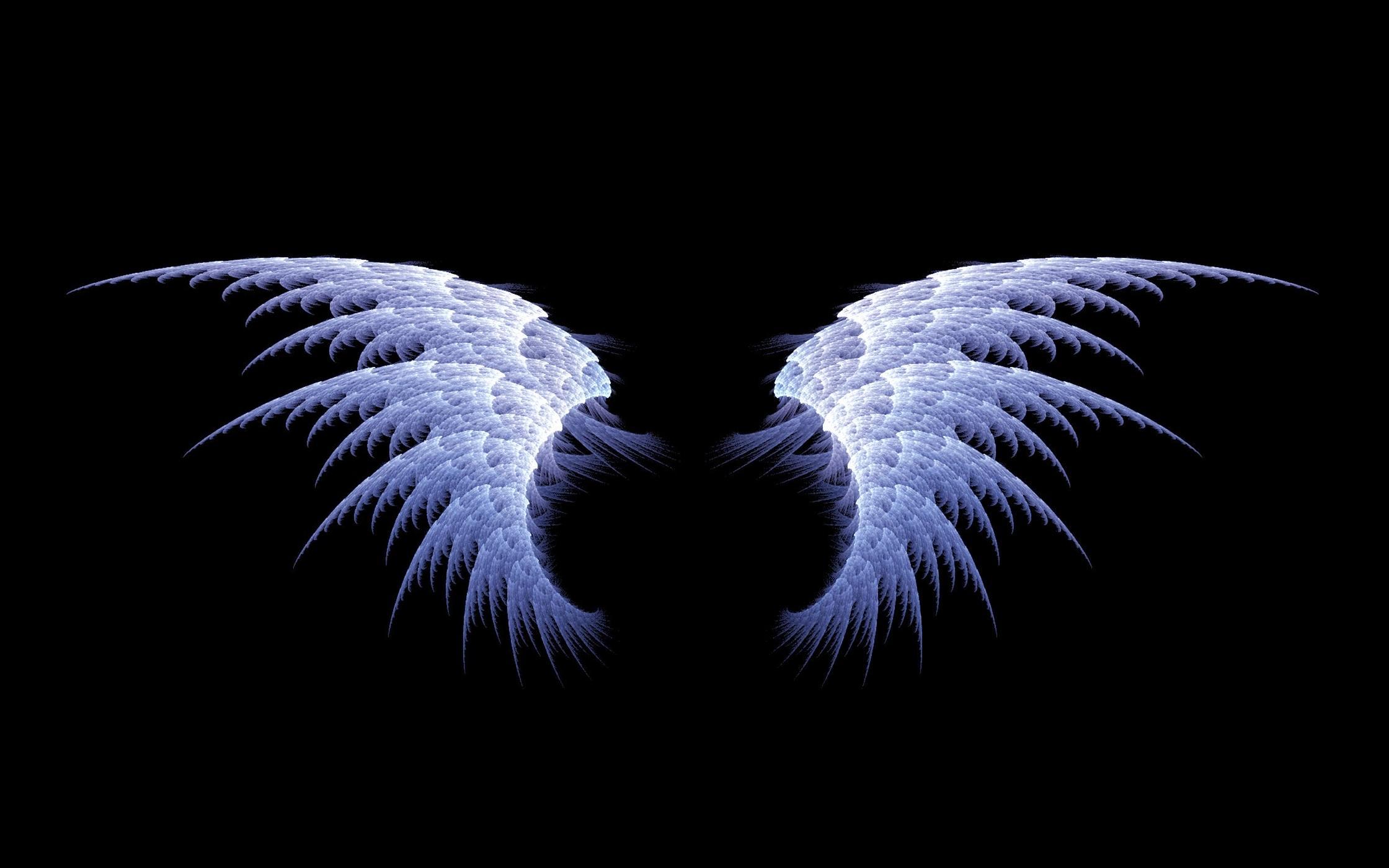 Malaikat Sayap Biru - Love Angel Wings , HD Wallpaper & Backgrounds