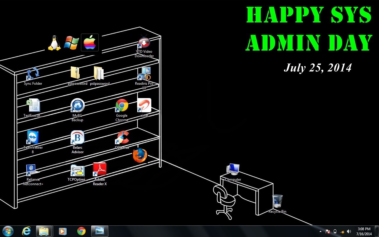 Sys Admin - System Administrator Appreciation Day , HD Wallpaper & Backgrounds