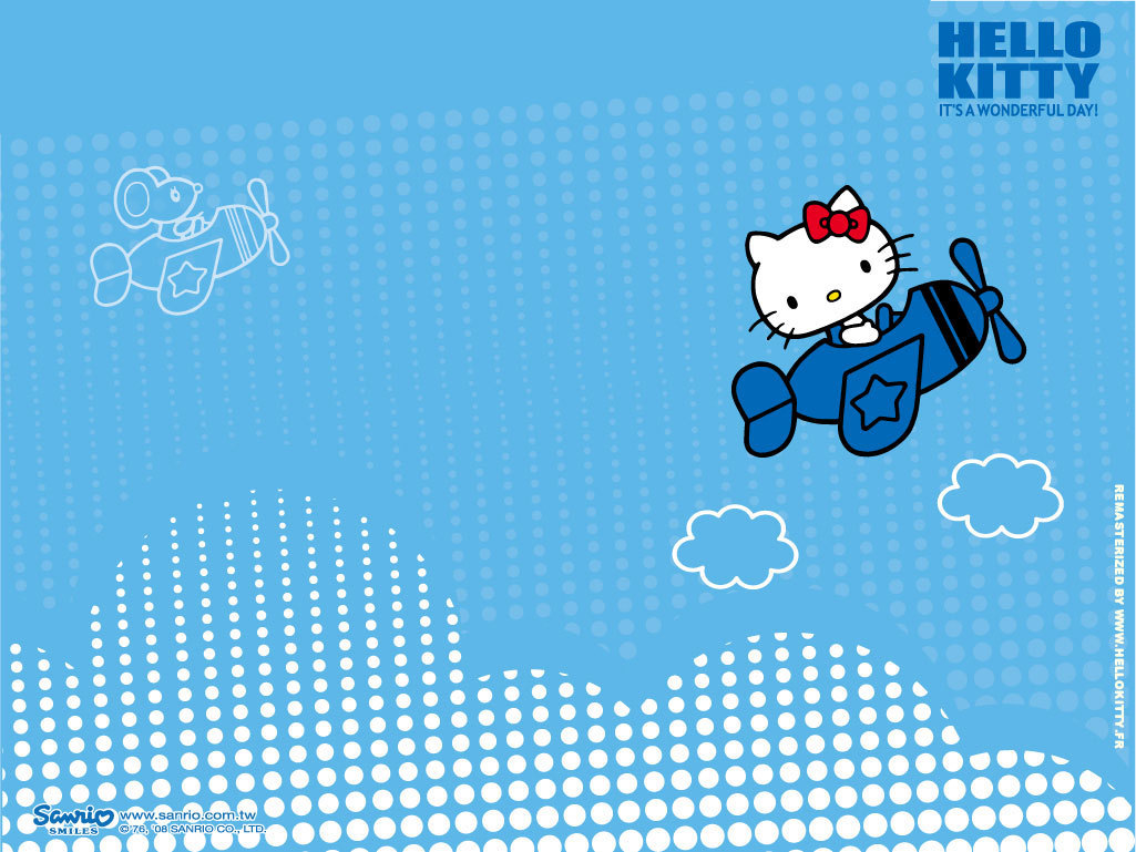 Hd - Hello Kitty Wallpaper Blue , HD Wallpaper & Backgrounds