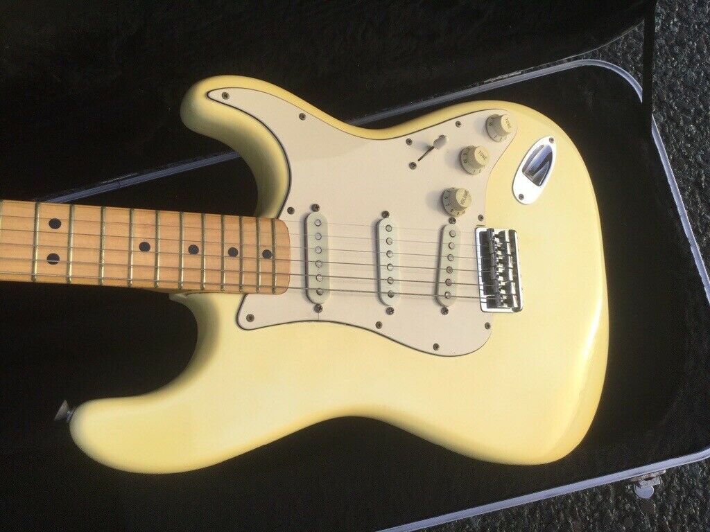 Fender Strat, Cream White, 1979, Hardtail - Guitar Fender Stratocaster Cream , HD Wallpaper & Backgrounds