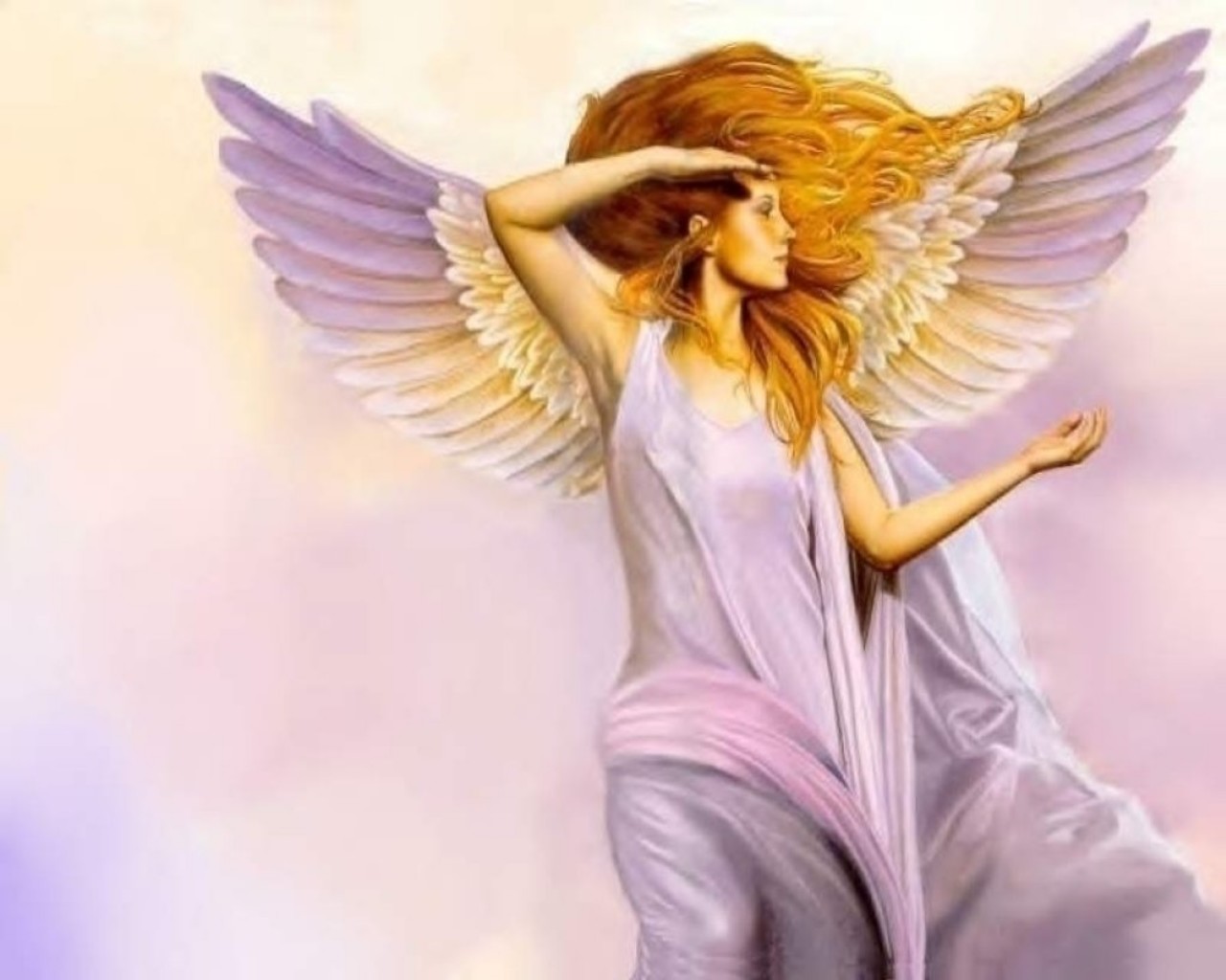 Malaikat 06 Wallpaper - Beautiful Angels , HD Wallpaper & Backgrounds