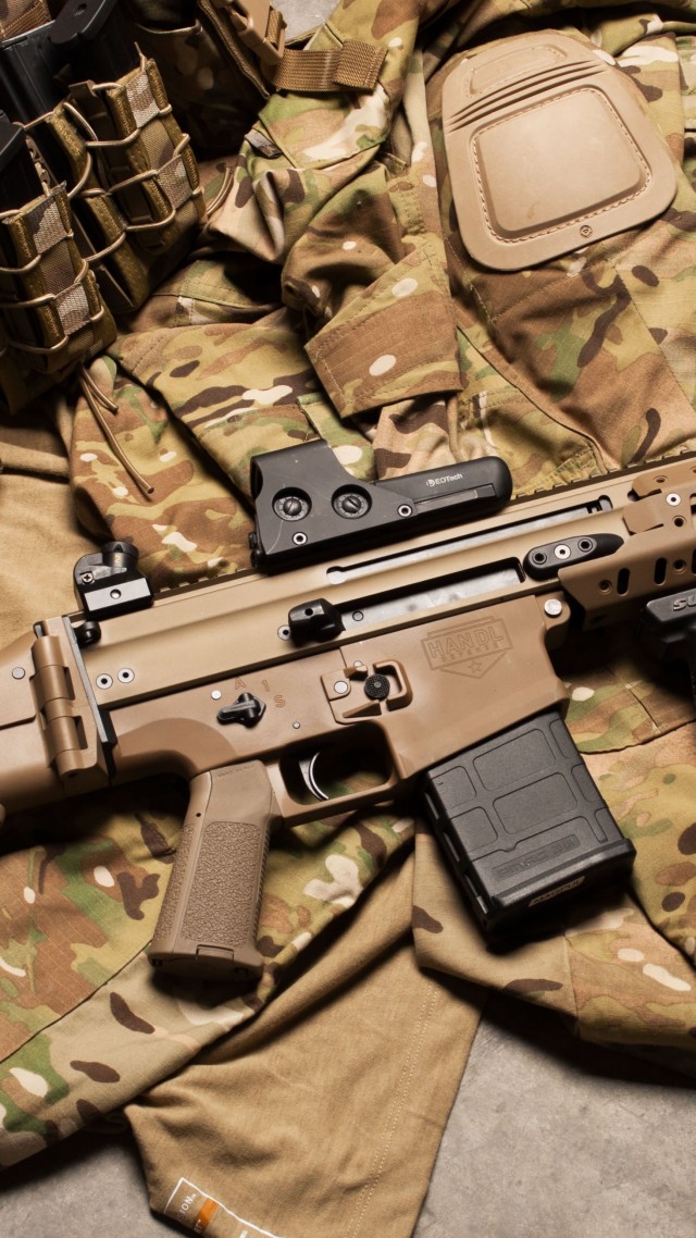 Wallpaper Fn Scar, Assault Rifle, Modular Rifle, Fn - Fn Scar , HD Wallpaper & Backgrounds