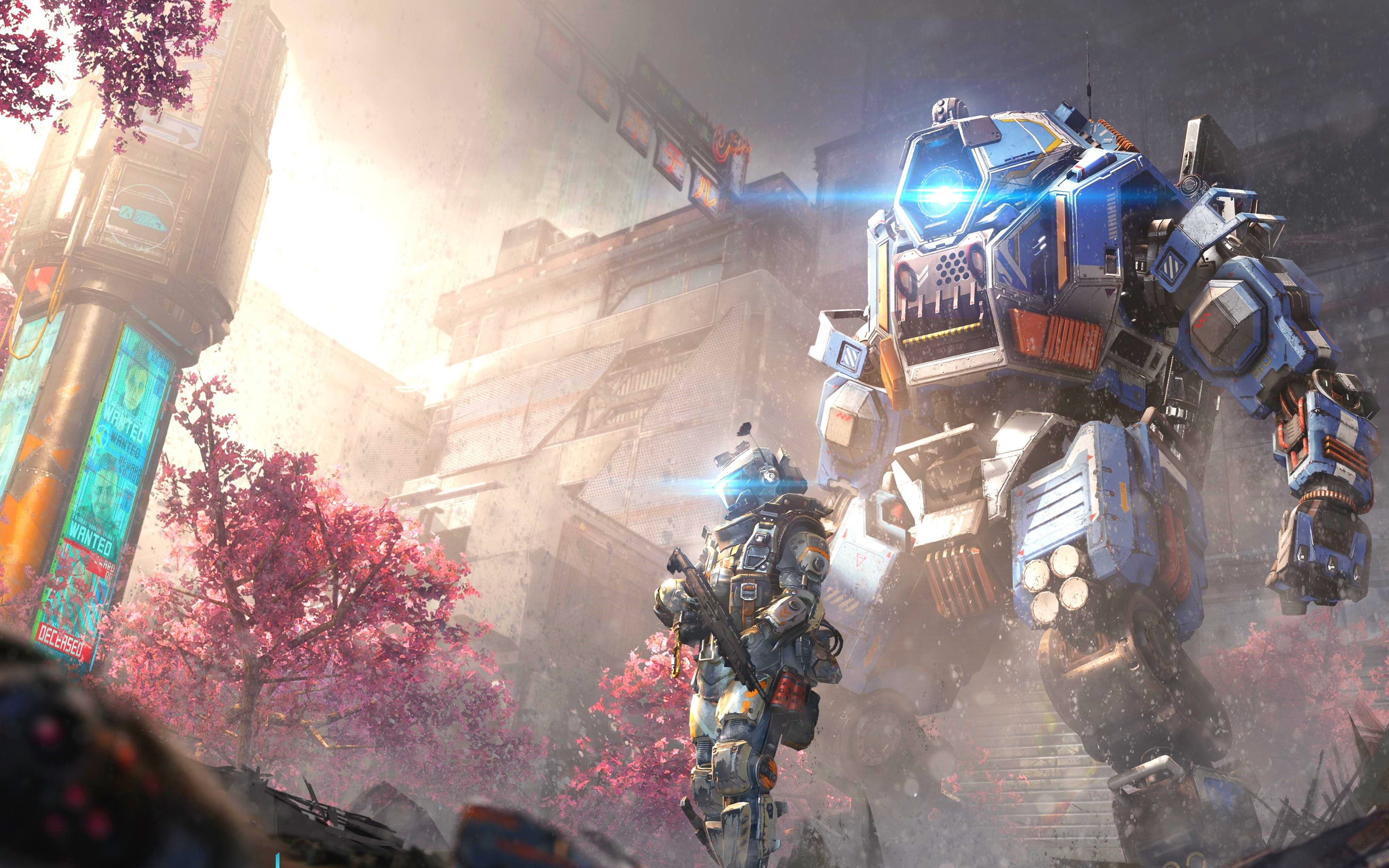 Titanfall 2 Angel City 4k , HD Wallpaper & Backgrounds