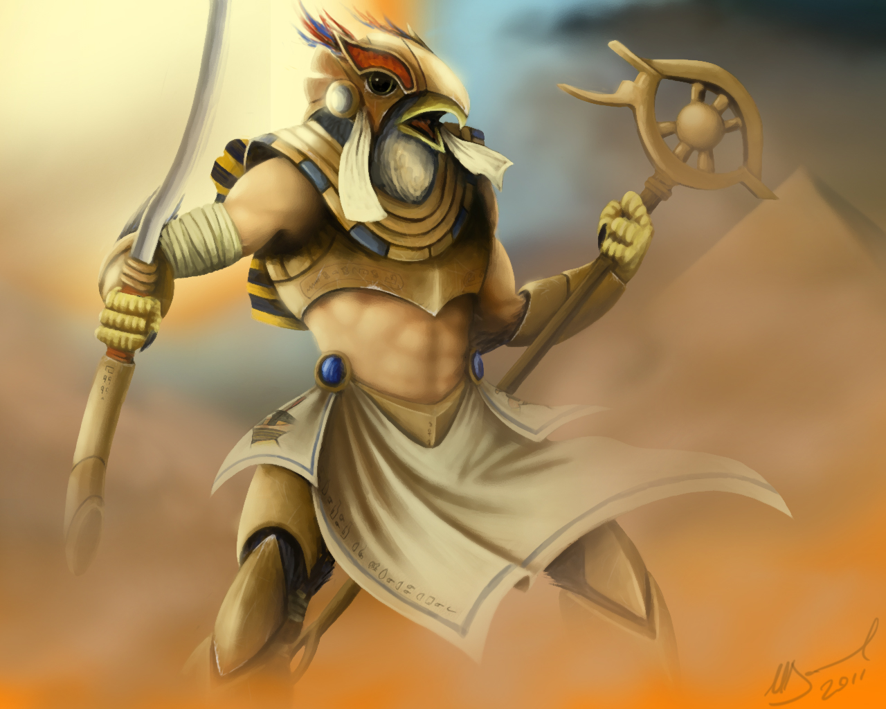 Horus - Magic The Gathering Horus , HD Wallpaper & Backgrounds