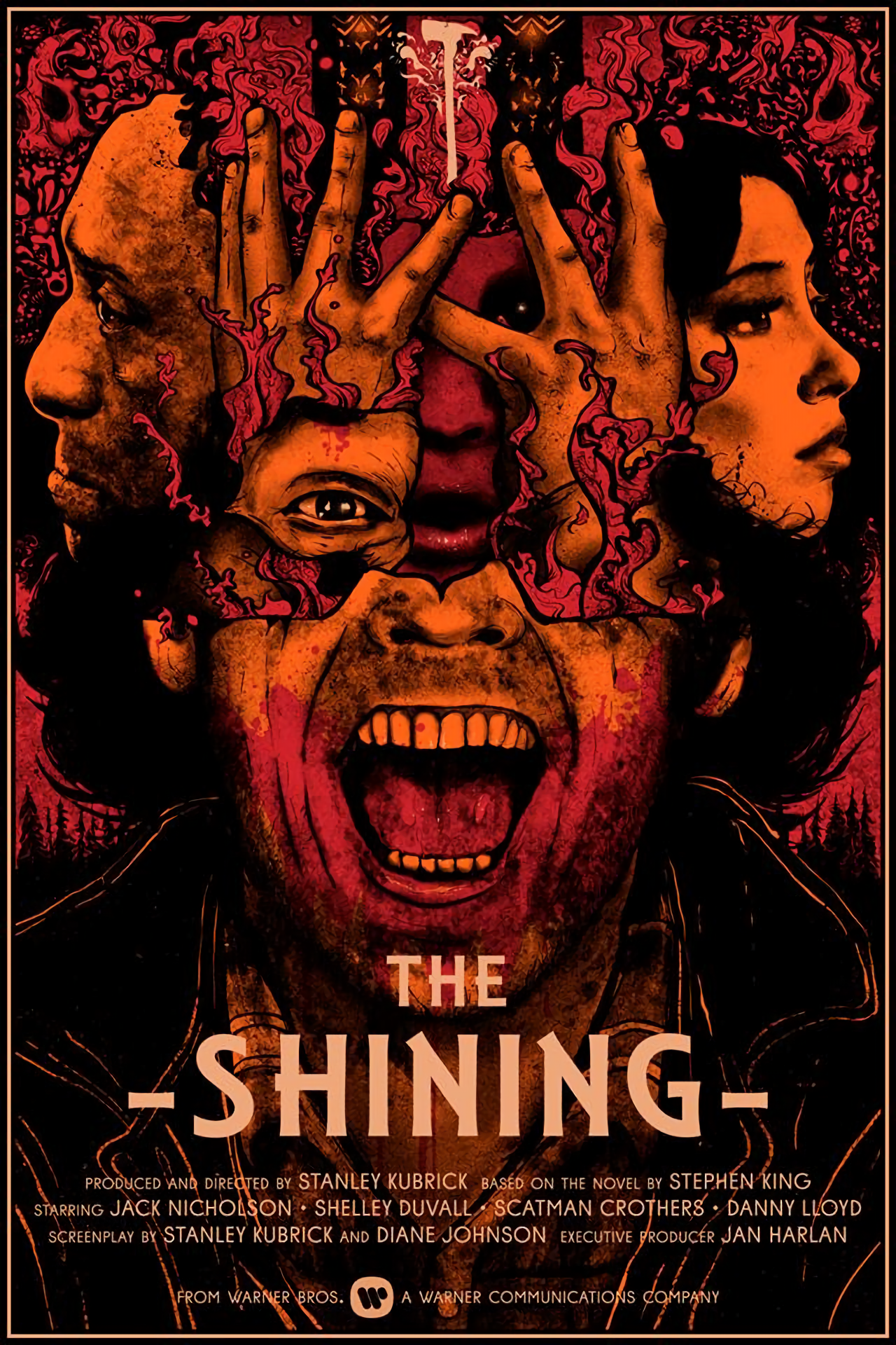 The Shining Hd Wallpaper From Gallsource - Horror Movie Poster Art , HD Wallpaper & Backgrounds