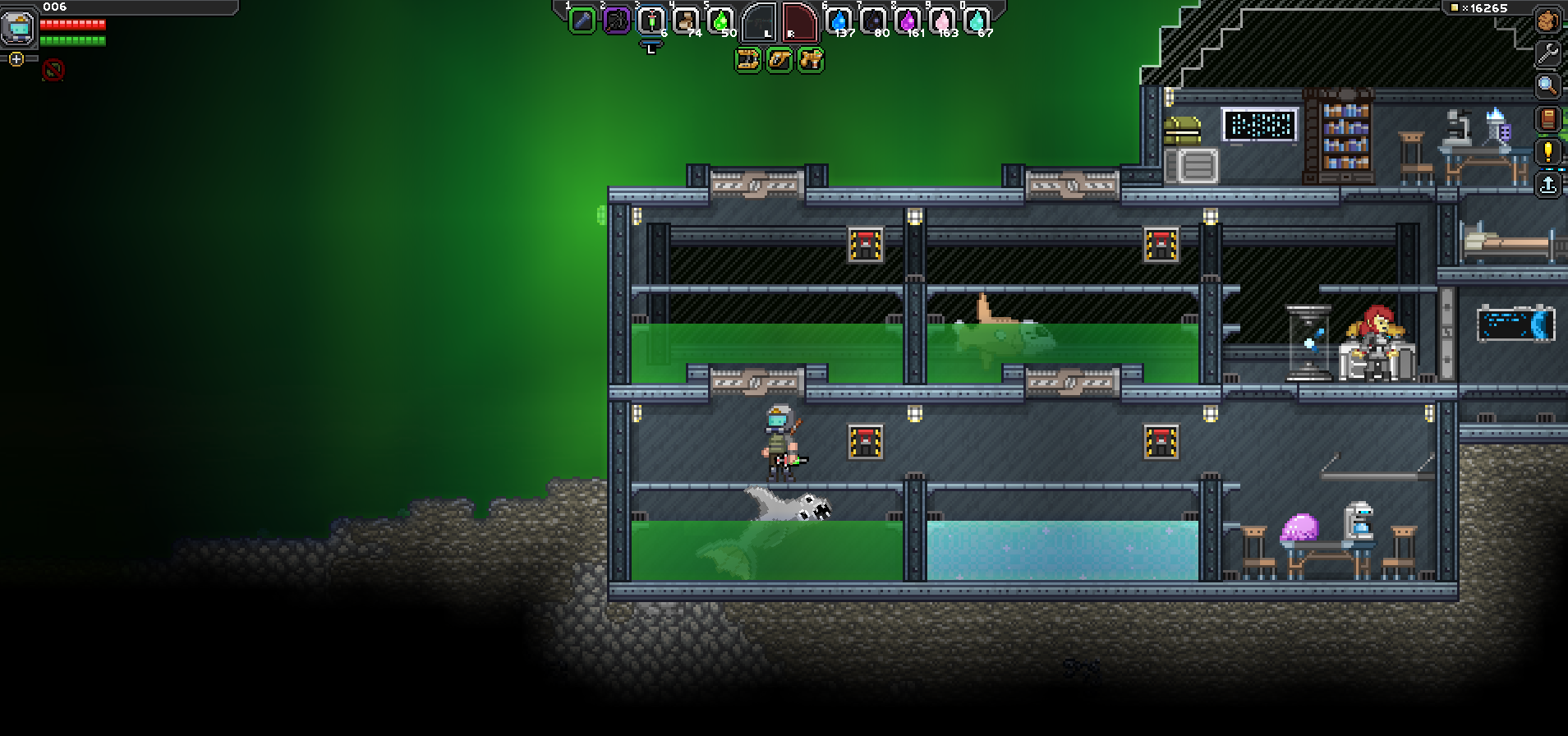 Microsoft Windows - Starbound Toxic Planet Base , HD Wallpaper & Backgrounds