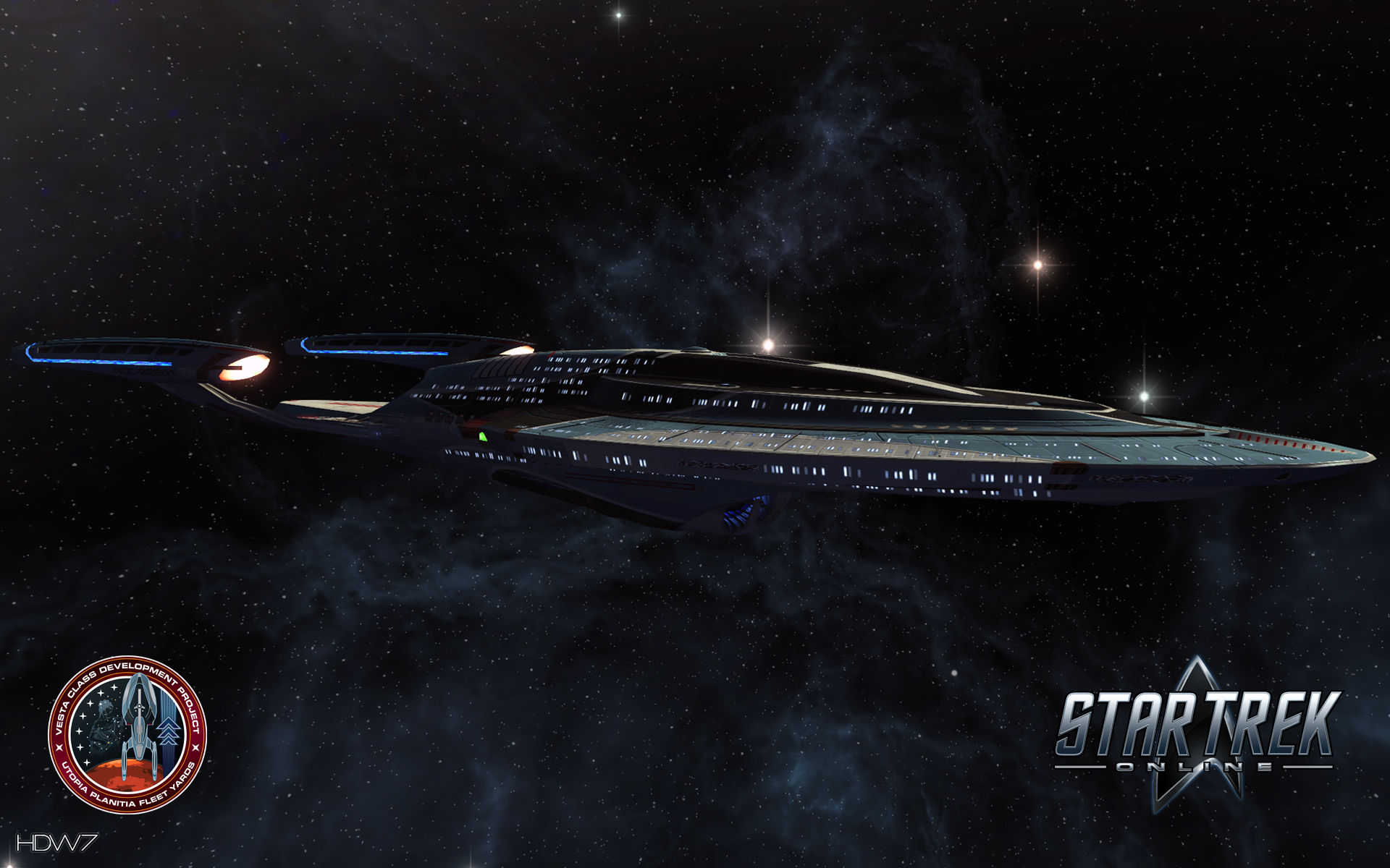 Star Trek Online Vesta Widescreen Wallpaper - Star Trek Online Hd , HD Wallpaper & Backgrounds