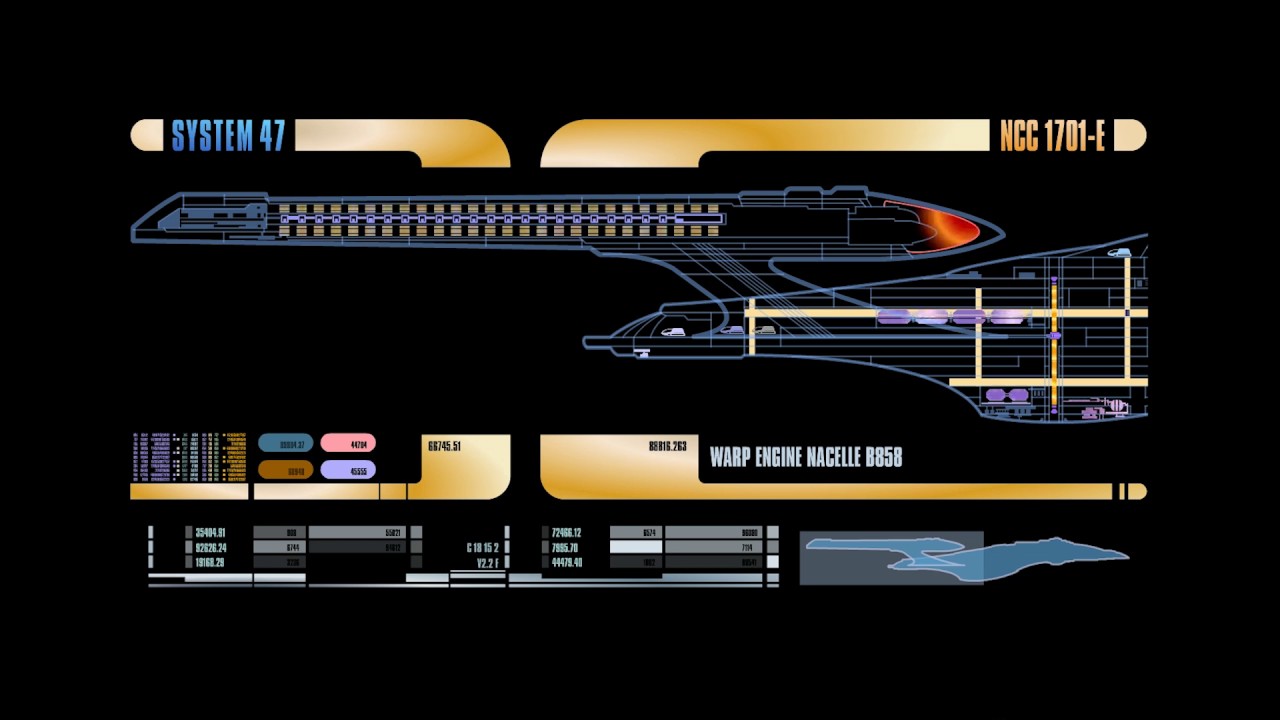 The Next Generation Lcars Display Screensaver 10 Hours - Star Trek Screen Saver , HD Wallpaper & Backgrounds