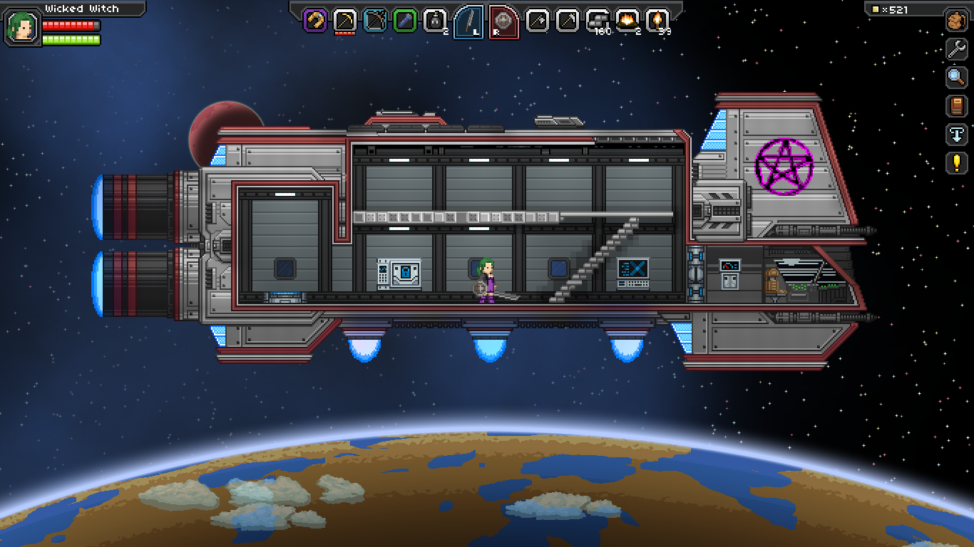 Files 6) Change The New Character's - Starbound Ship Base , HD Wallpaper & Backgrounds