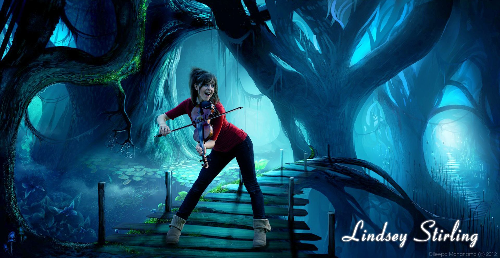 Lindsey Stirling Wallpaper By Aerien16 - Lindsey Stirling Wallpaper Hd , HD Wallpaper & Backgrounds