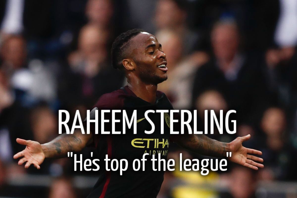 Raheem Sterling Match Wallpaper - Raheem Sterling Top Of The League , HD Wallpaper & Backgrounds