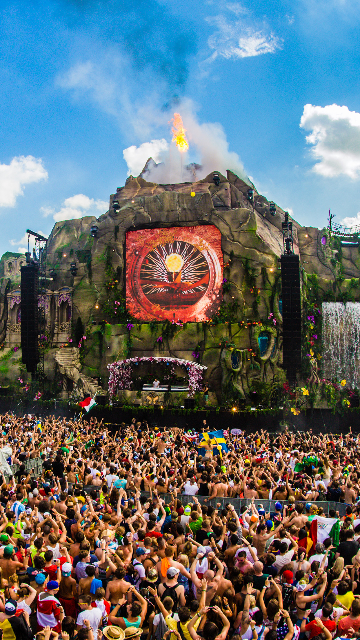 Tomorrowland 2014 Endshow Sunday - Tomorrowland Wallpaper Iphone , HD Wallpaper & Backgrounds