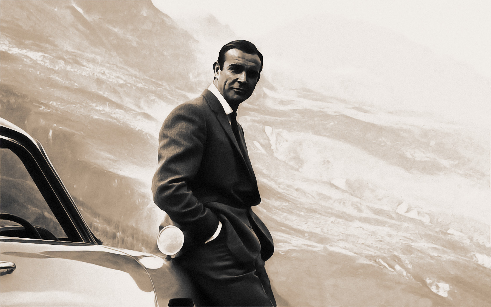 Steve Mcqueen - James Bond Sean Connery , HD Wallpaper & Backgrounds