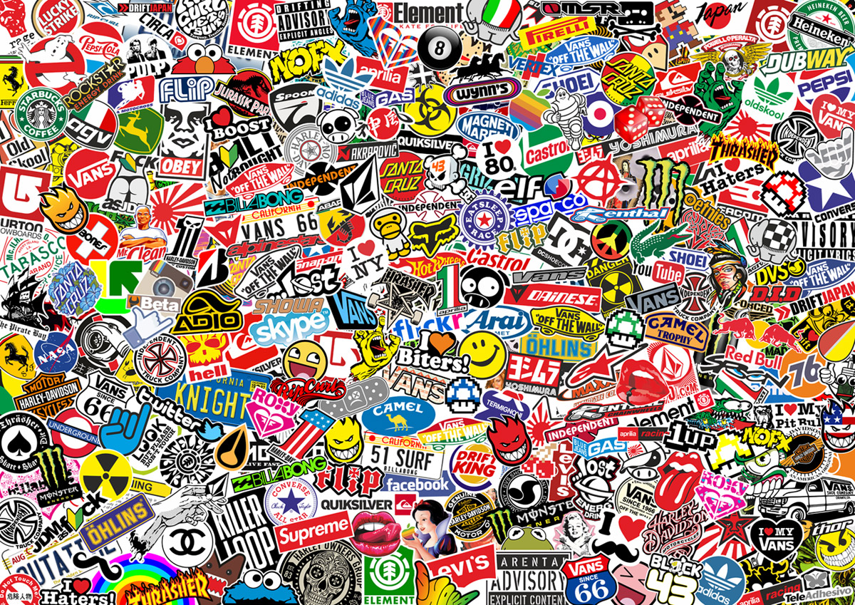 Sticker Bomb Wallpaper - Sticker Bomb Wallpaper 4k , HD Wallpaper & Backgrounds