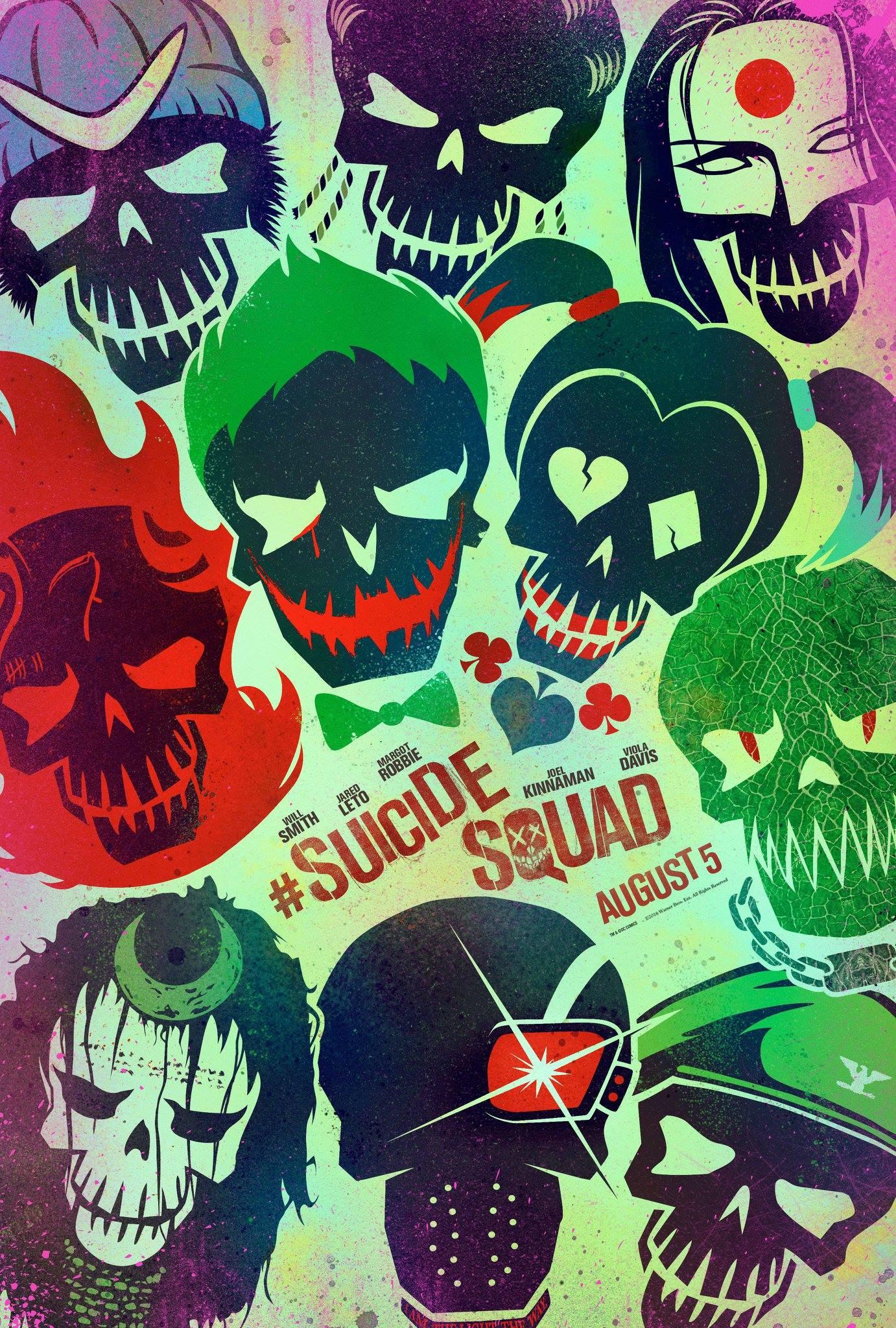 Sticker Wallpaper Hd - Suicide Squad , HD Wallpaper & Backgrounds
