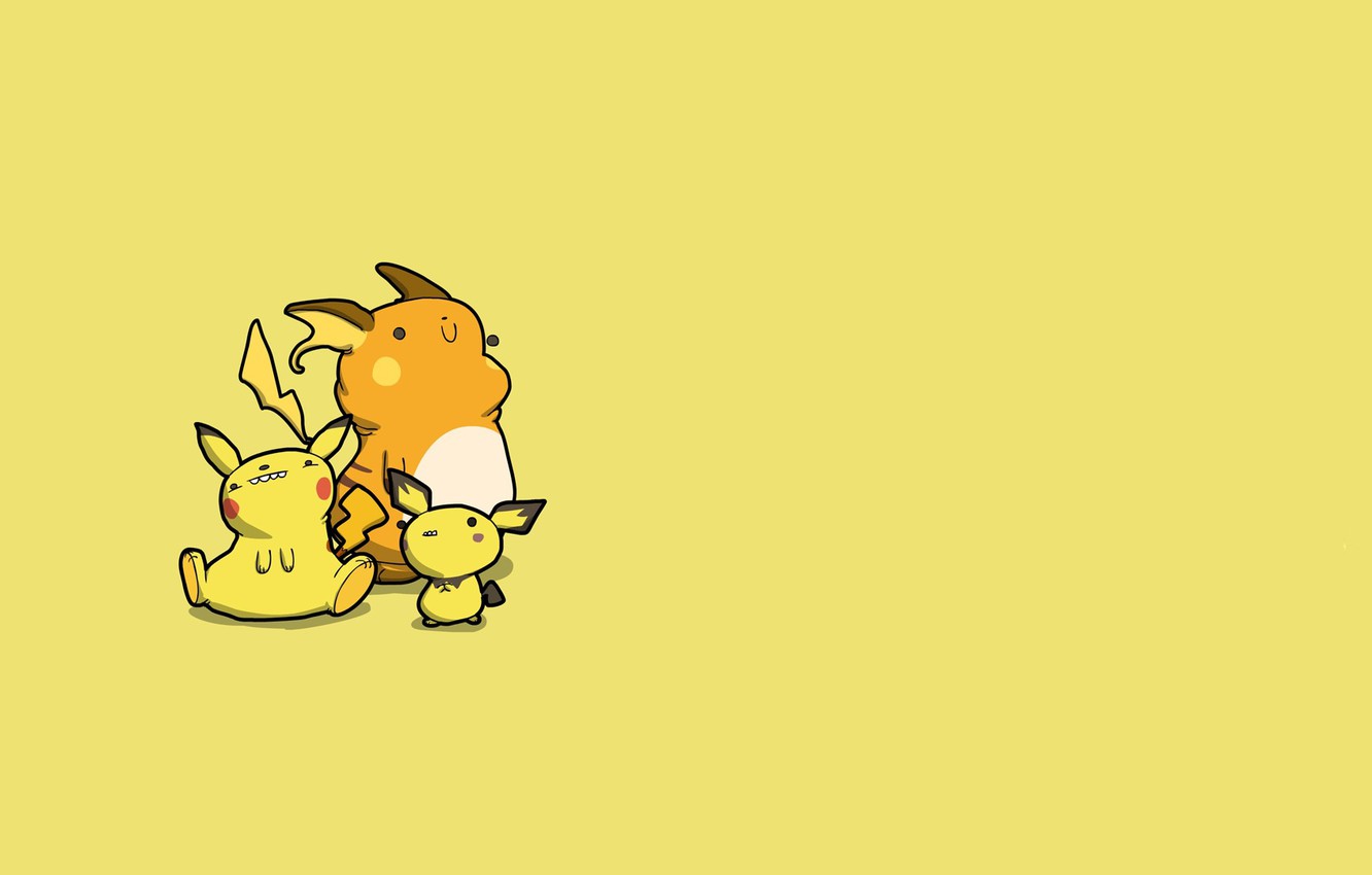Photo Wallpaper Mouse, Pikachu, Caricature, Electric, - Easy Derpy Pokemon Drawings , HD Wallpaper & Backgrounds