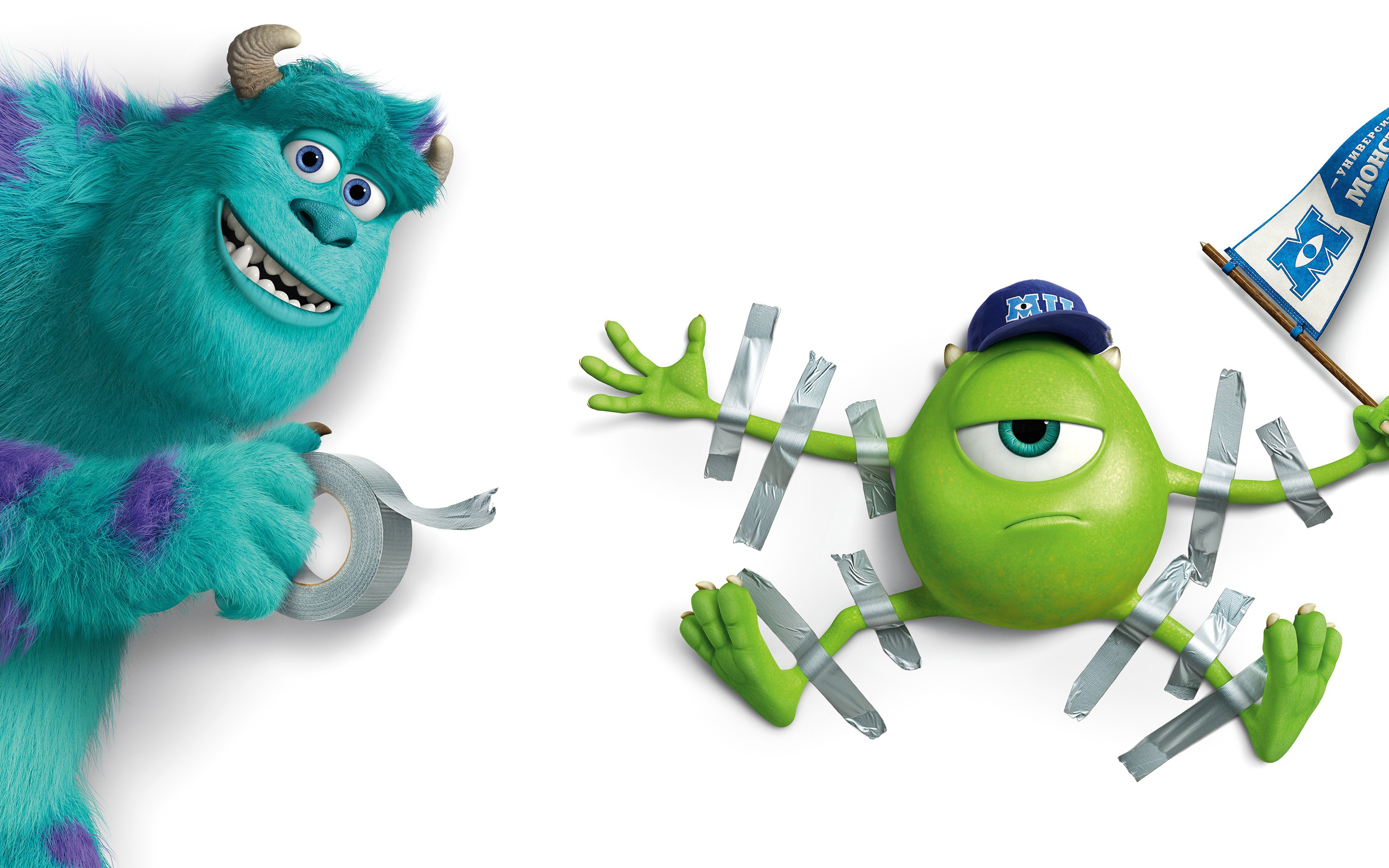 Mike And Sulley Monster University Wallpaper Wide , HD Wallpaper & Backgrounds