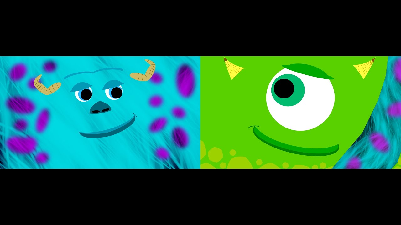 Mike And Sully - Circle , HD Wallpaper & Backgrounds