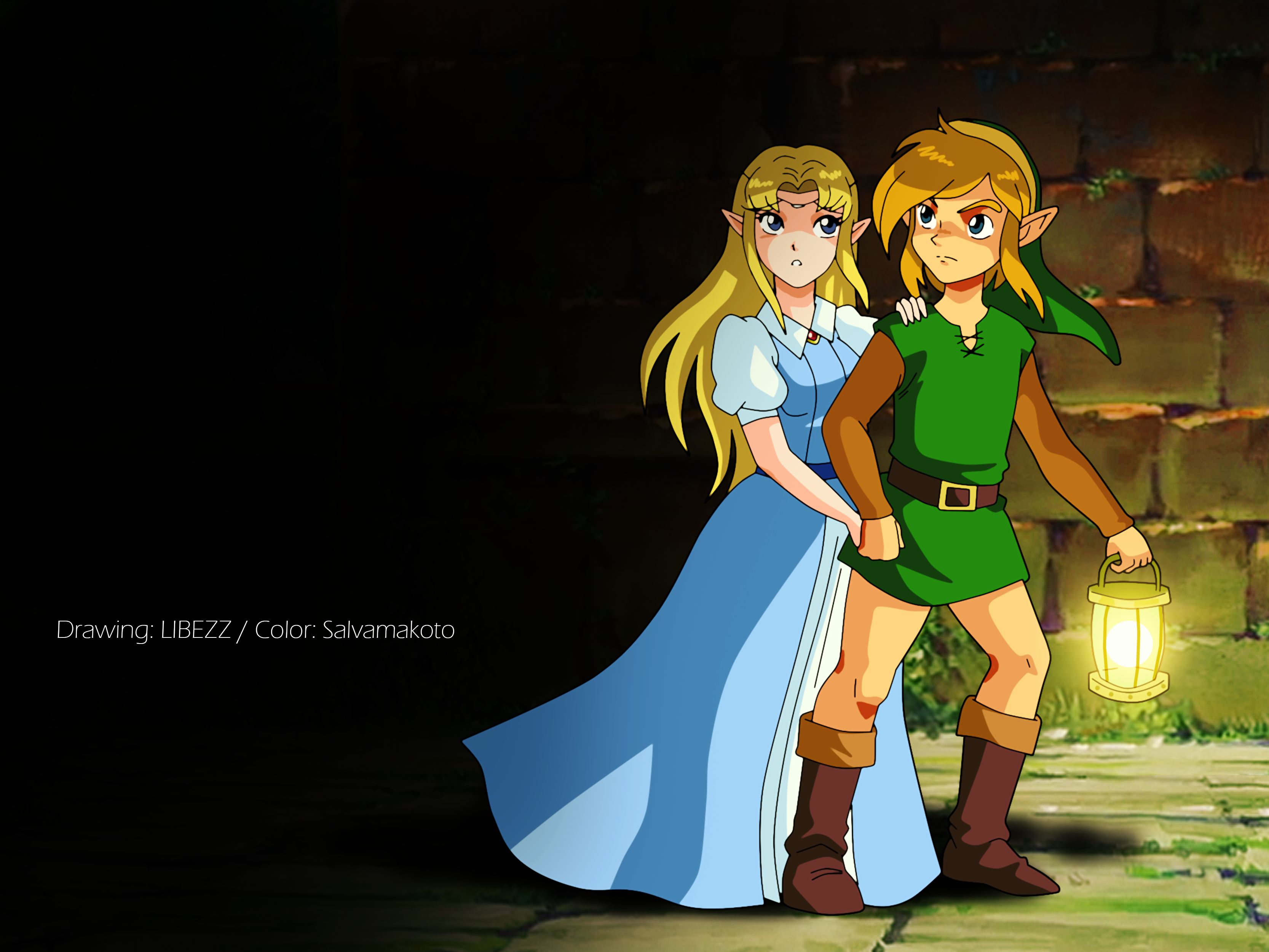 The Legend Of Zelda - Legend Of Zelda Link Zelda , HD Wallpaper & Backgrounds