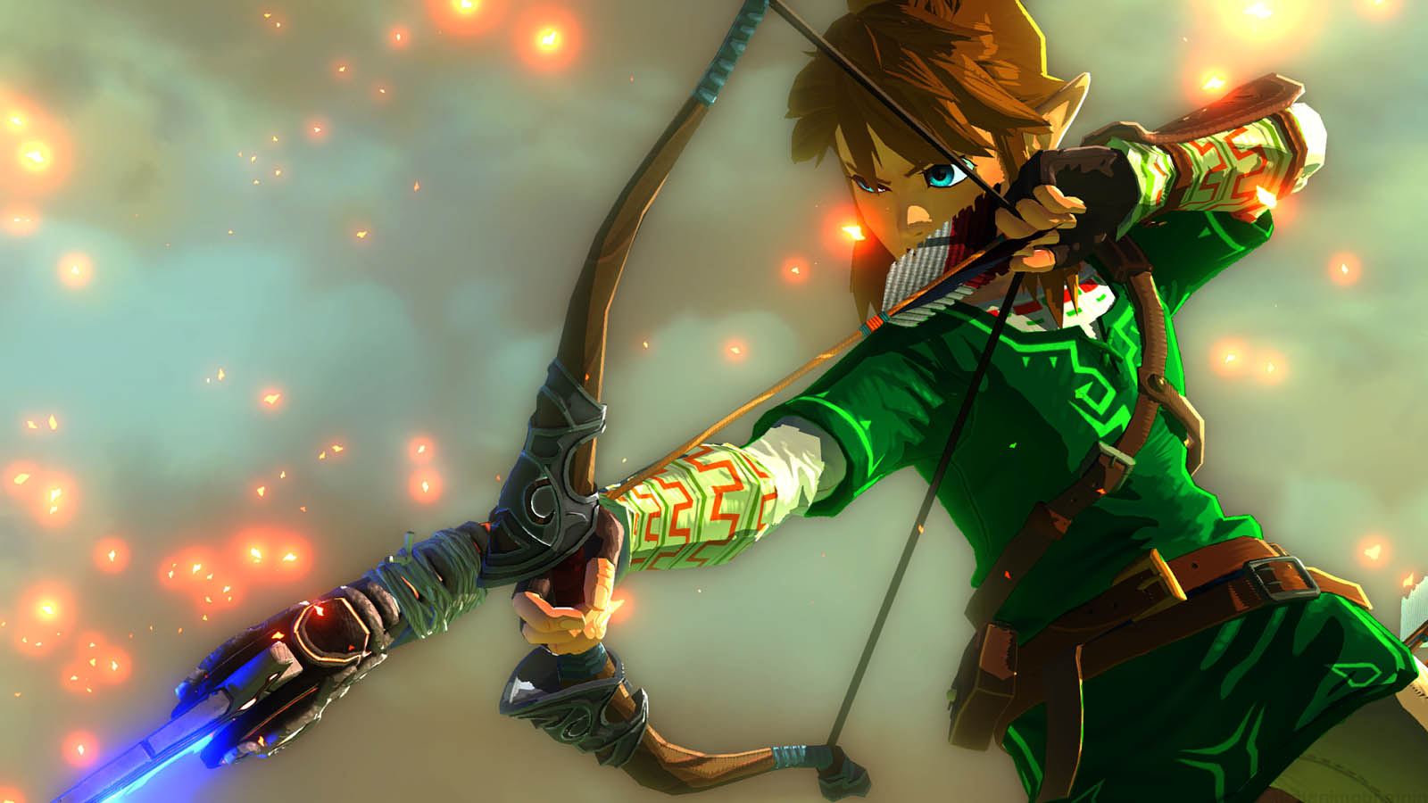 Link Wallpaper 108 Go - Legend Of Zelda Breath Of The Wild Fire Rod , HD Wallpaper & Backgrounds