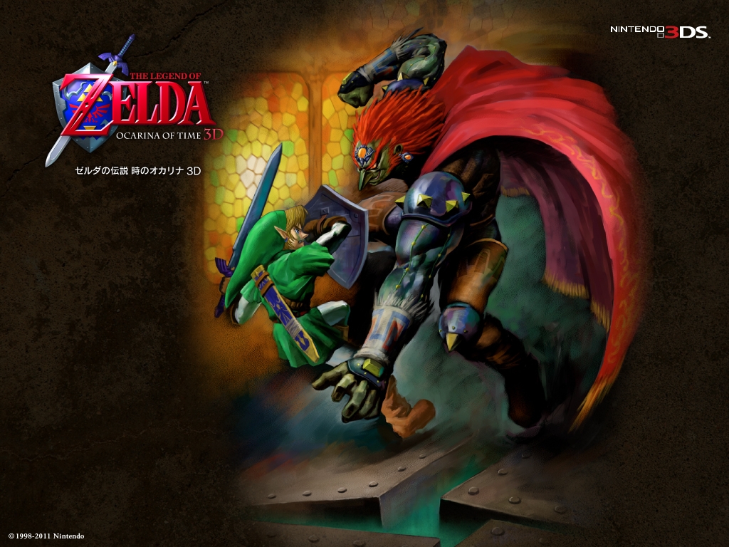 25th Anniversary Wallpapers - Zelda Ocarina Of Time Link Vs Ganondorf , HD Wallpaper & Backgrounds