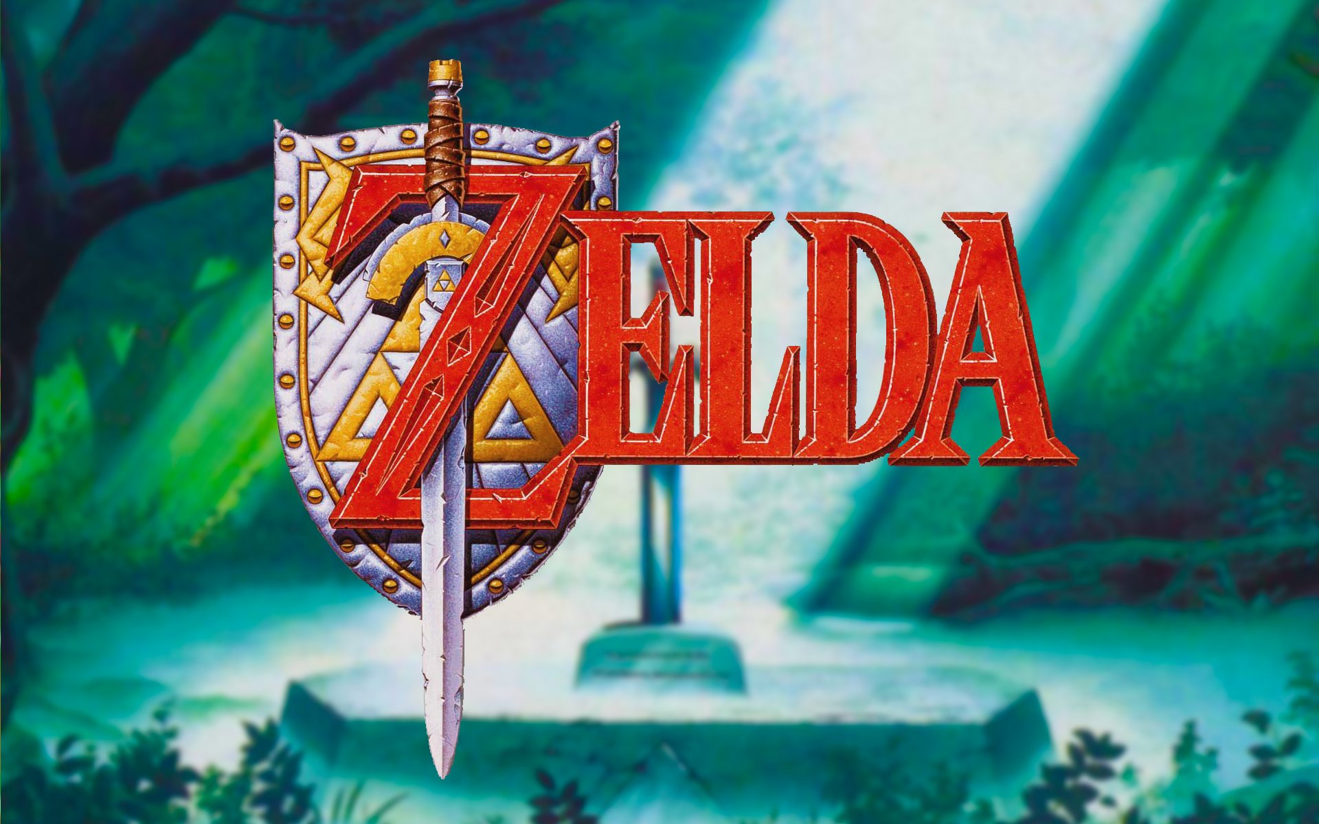 The Legend Of Zelda - Sword In The Stone Background , HD Wallpaper & Backgrounds