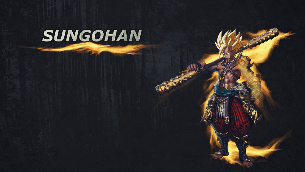 Sun Goku Wallpaper - Smite Goku , HD Wallpaper & Backgrounds