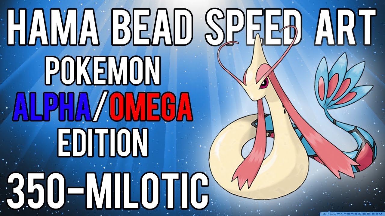 Hama Bead Speed Art - Pokemon Milotic , HD Wallpaper & Backgrounds