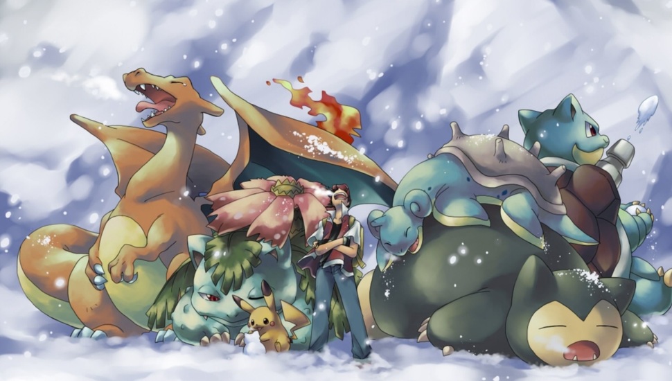 Pokemon, Venusaur Desktop Background - Epic Pokemon Trainer Red , HD Wallpaper & Backgrounds