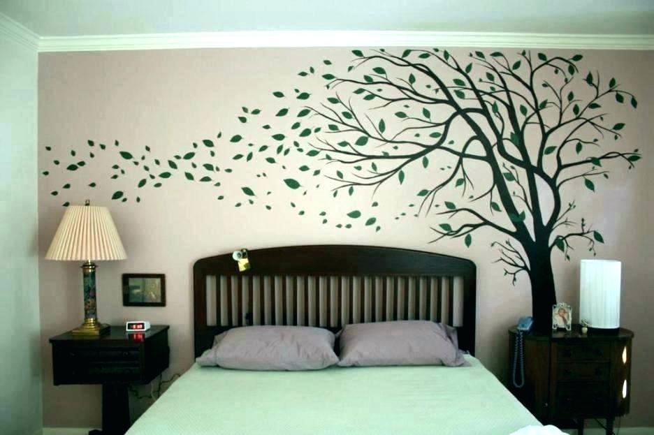 Wall Mural Ideas Simple Bedroom Wall Mural Wall Murals - Wall Paint Idea Tree , HD Wallpaper & Backgrounds