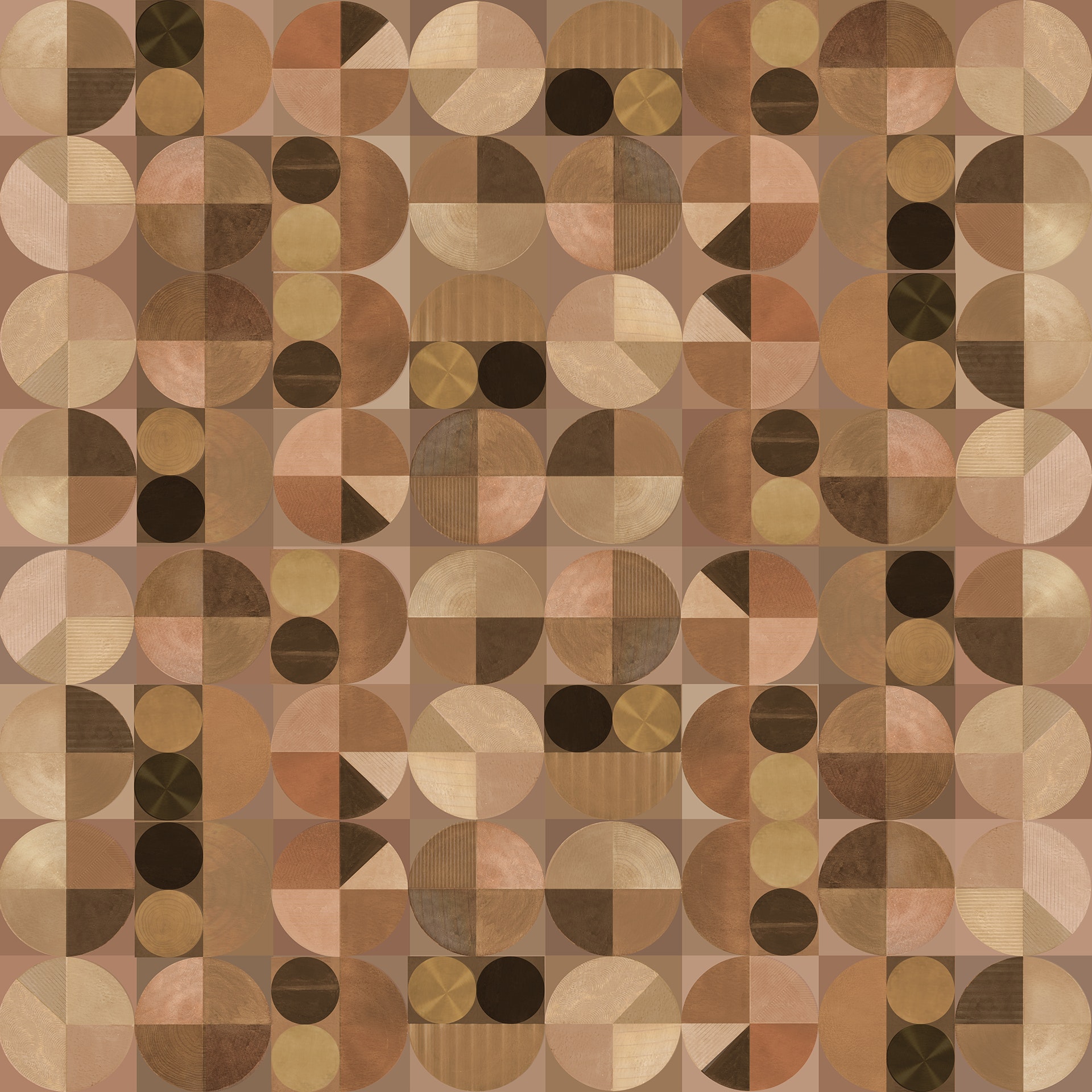 Earth Tiles Geometric Wallpaper - Circle , HD Wallpaper & Backgrounds