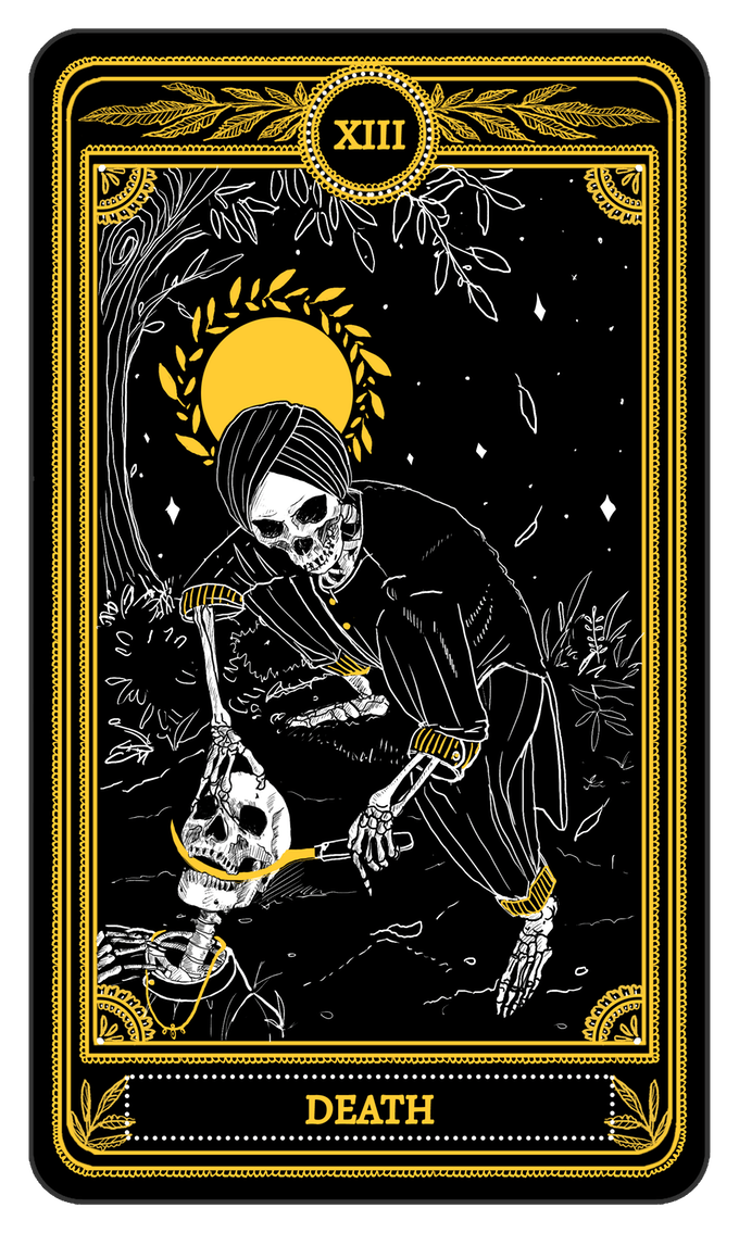 The Marigold Tarot - Marigold Tarot Death , HD Wallpaper & Backgrounds