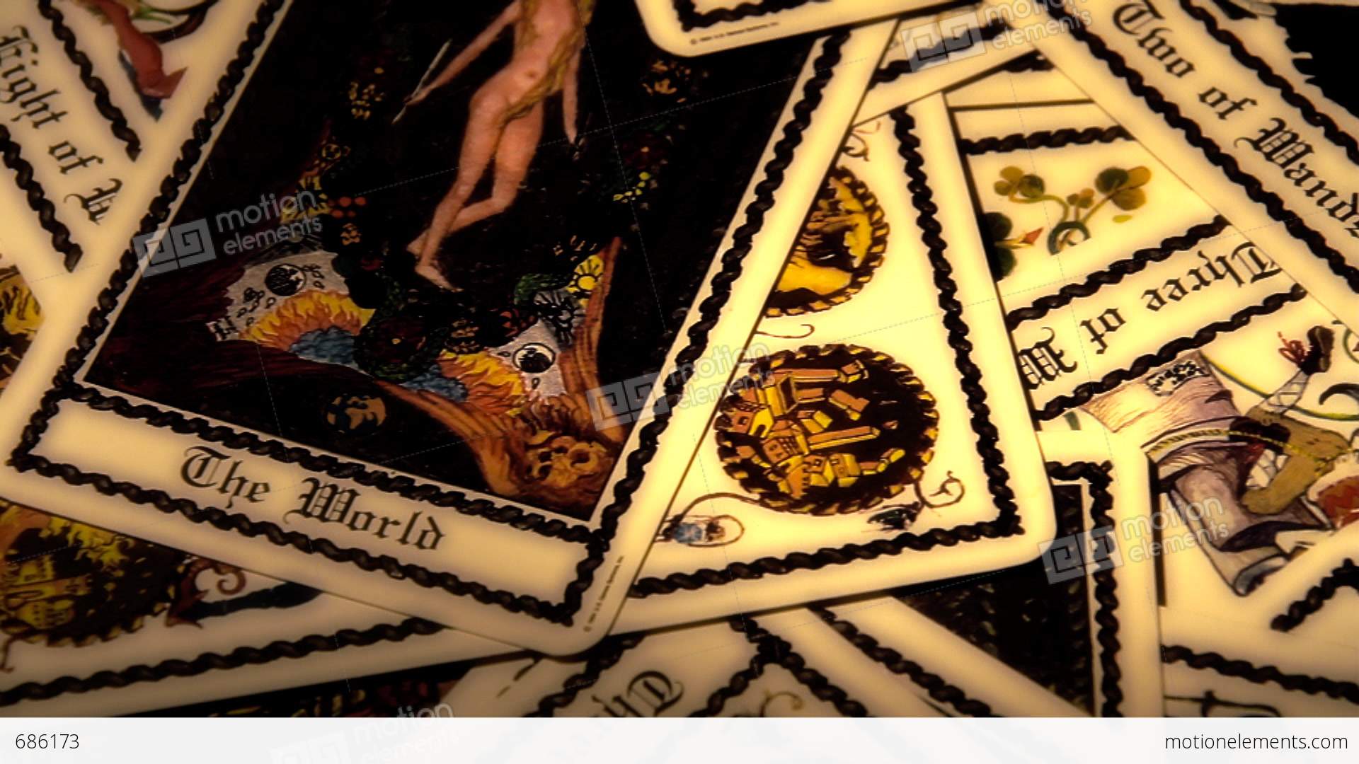 Foreteller Tarot Cards 10 Stock Video Footage - Tarot Hd , HD Wallpaper & Backgrounds