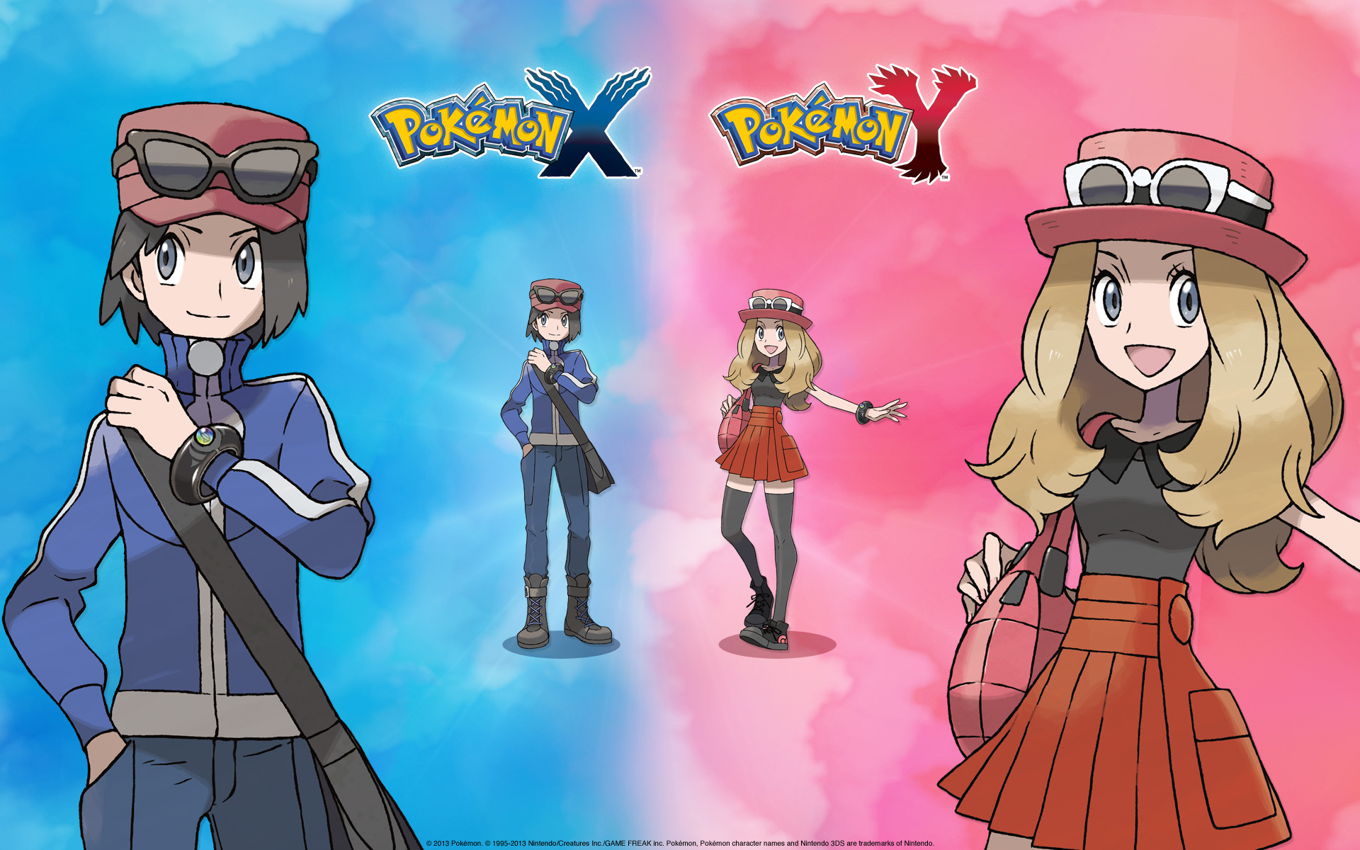 Pokemon X And Y Wallpapers Mobile - Pokemon Trainer Girl Eyes , HD Wallpaper & Backgrounds