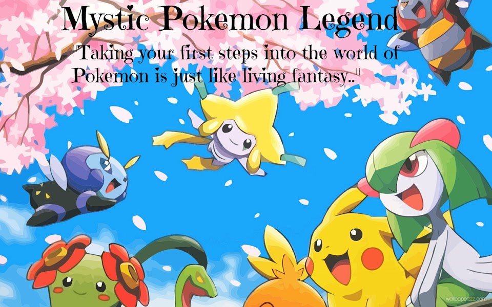 Mystic Pokemon Legend - Pokemon Background , HD Wallpaper & Backgrounds