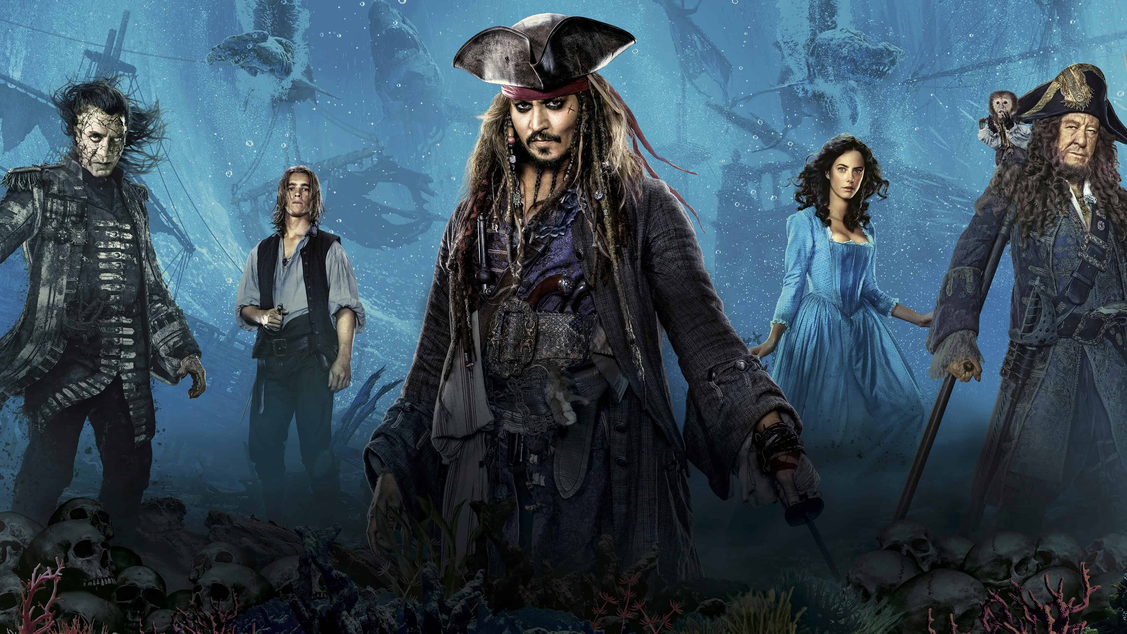 Pirates Of The Caribbean Dead Men Tell No Tales Uhd - Pirates Of The Caribbean 5 , HD Wallpaper & Backgrounds