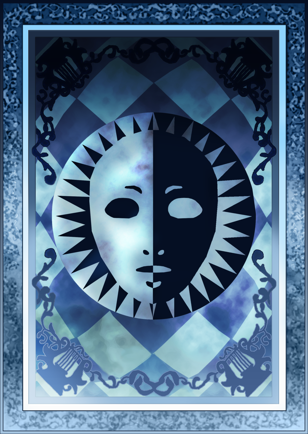 Back - Persona Tarot Card Back , HD Wallpaper & Backgrounds
