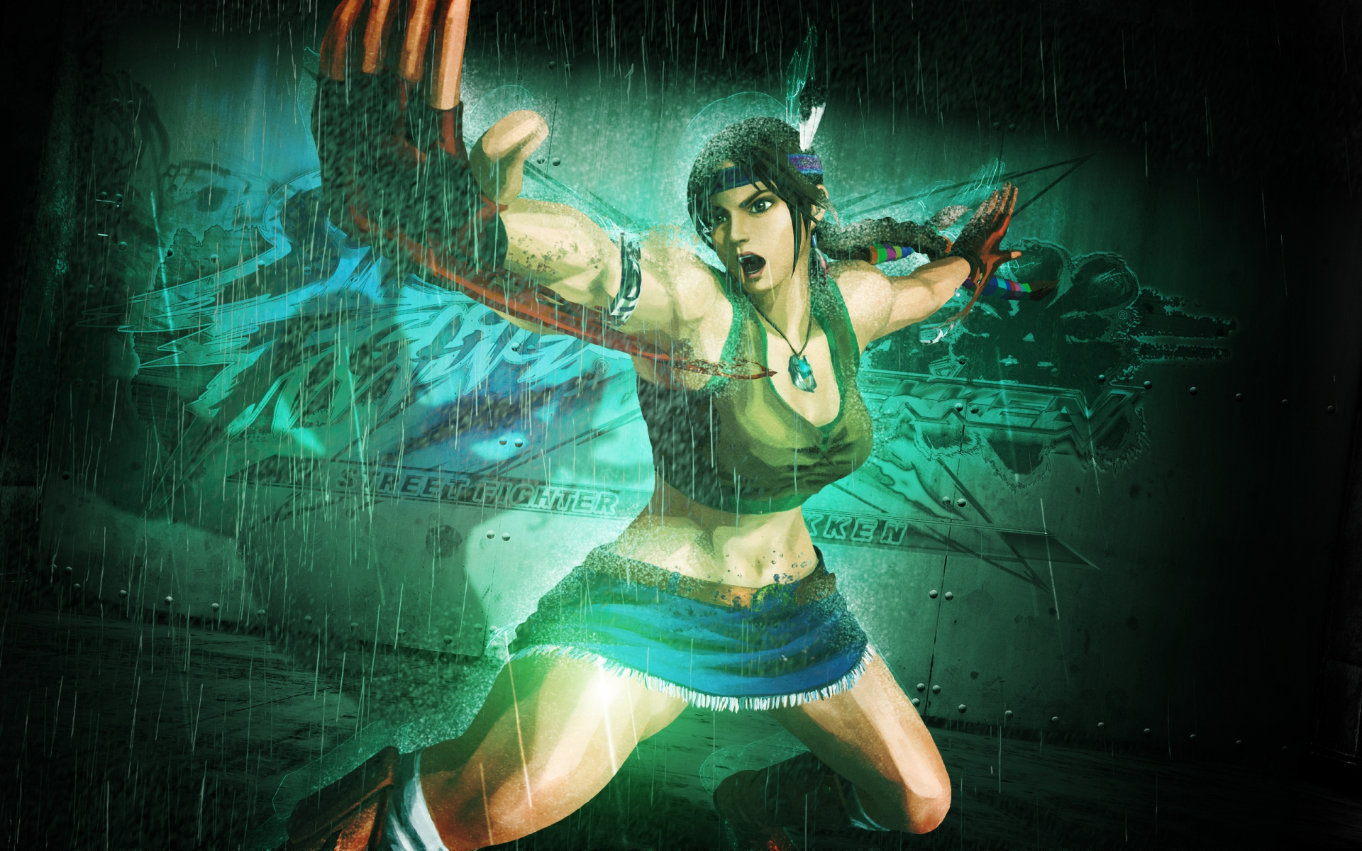 Nina Williams, Mythology, Fighting Game, Legs, Kazuya - Street Fighter X Tekken Poster , HD Wallpaper & Backgrounds