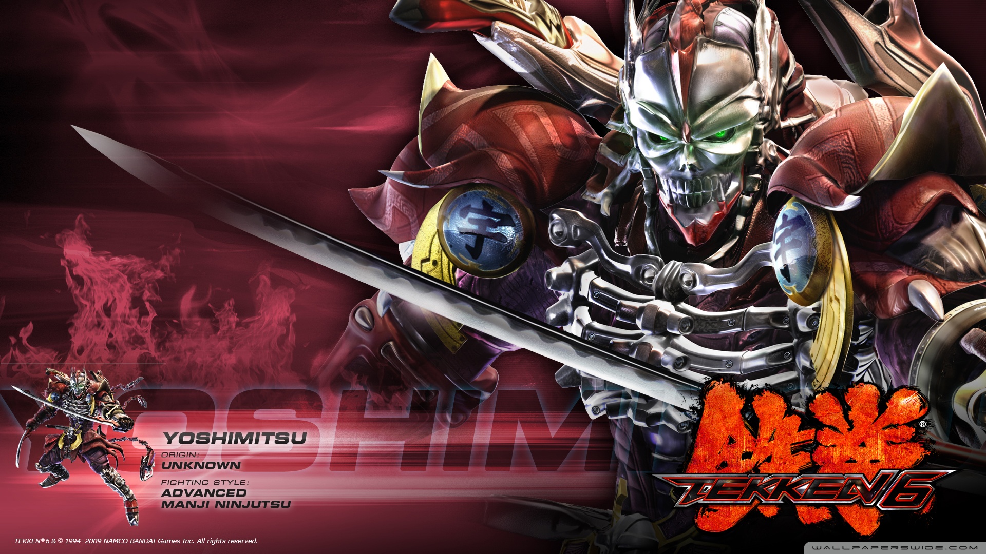 Rate This Wallpaper - Tekken 6 Yoshimitsu , HD Wallpaper & Backgrounds