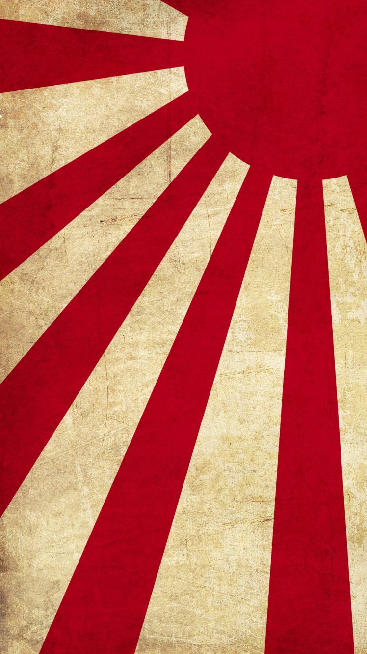 Japanese Red Sun Wallpaper