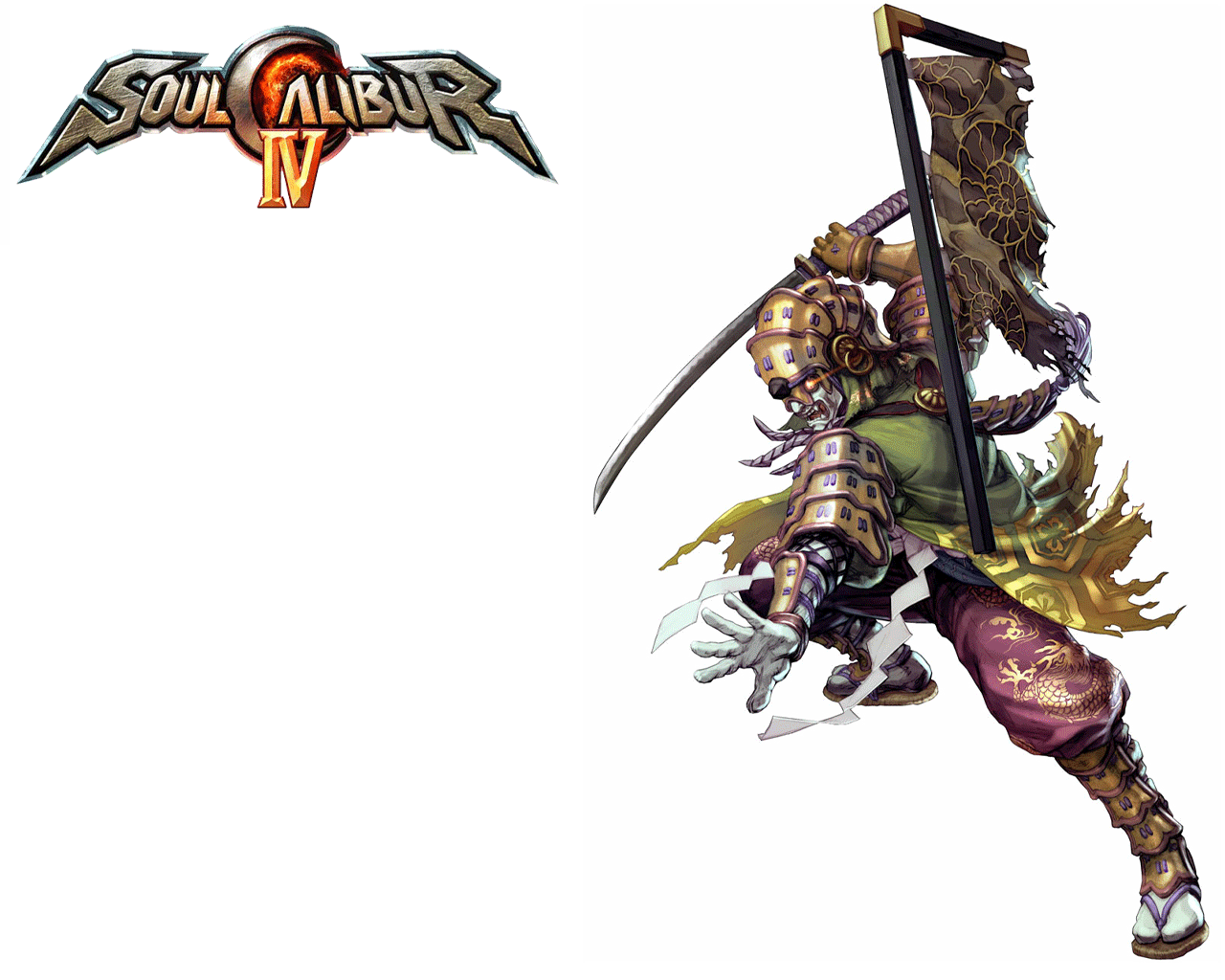 Whipped Up Some Sc4 Wallpapers For The Loyal Fans Of - Yoshimitsu Soul Calibur 4 , HD Wallpaper & Backgrounds