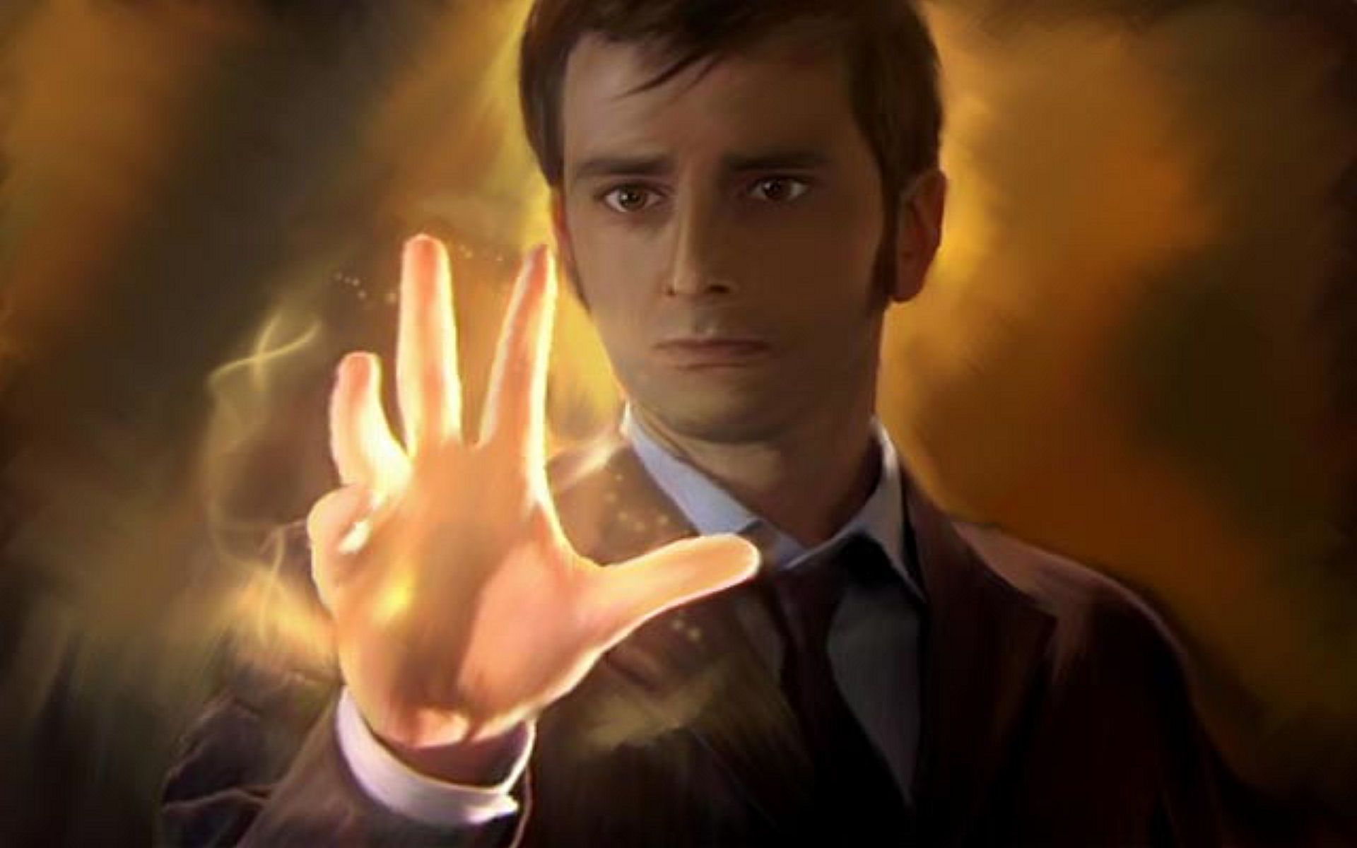 David Tennant Doctor Who Fan Art Tenth Doctor Wallpaper , HD Wallpaper & Backgrounds