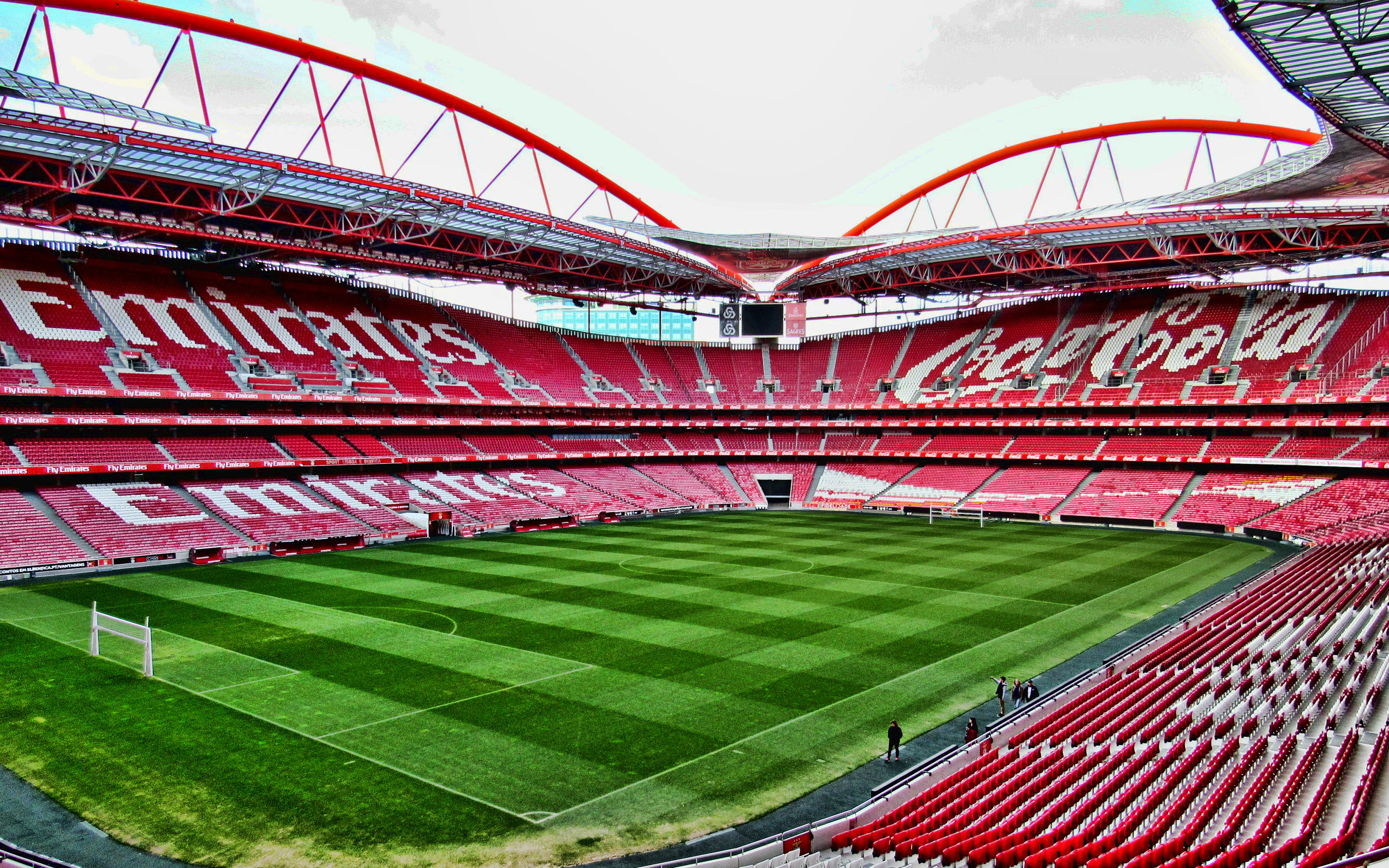 Benfica Stadium, Empty Stadium, Hdr, Estadio Da Luz, - Estádio Da Luz , HD Wallpaper & Backgrounds