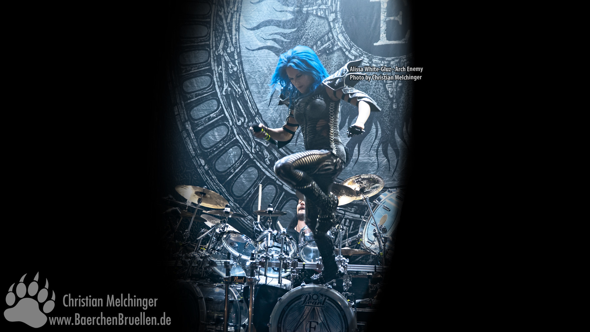Arch Enemy Groups Bands Heavy Metal Death Hard Rock - Alissa White Gluz Wallpaper Hd , HD Wallpaper & Backgrounds