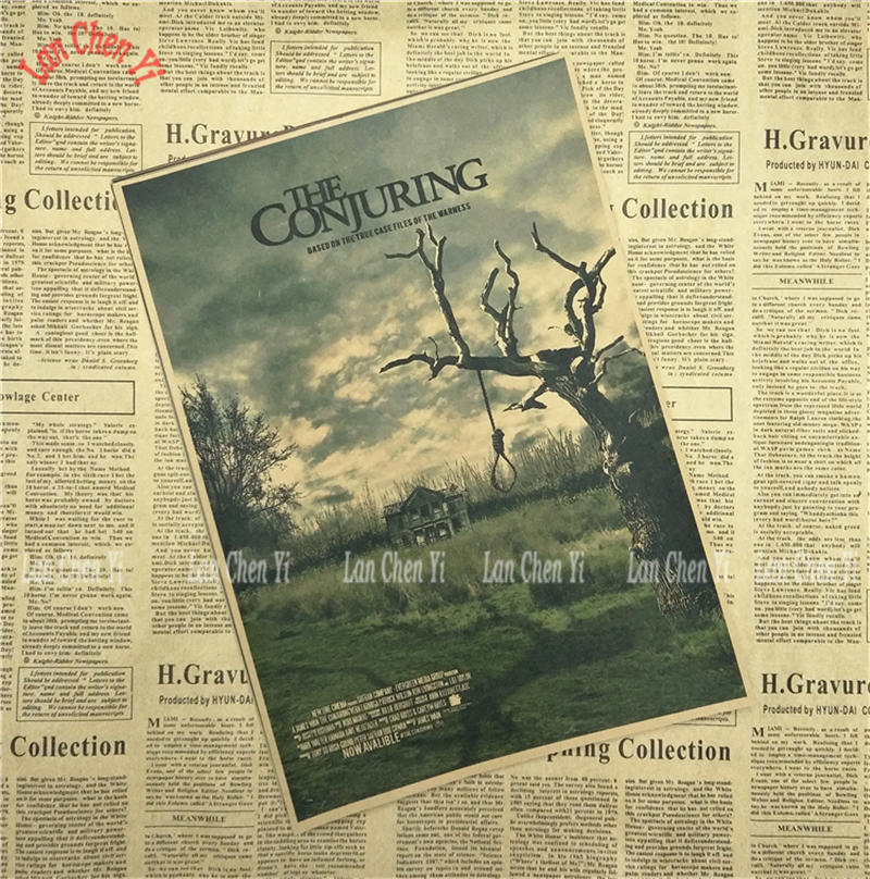 Award Winning Film The Conjuring Movie Kraft Paper - Conjuring , HD Wallpaper & Backgrounds