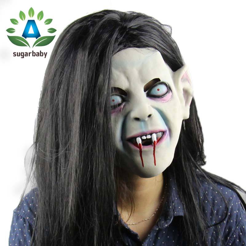 Halloween Mask Valak Mask Scary Head Halloween Props - Ghost Scary , HD Wallpaper & Backgrounds