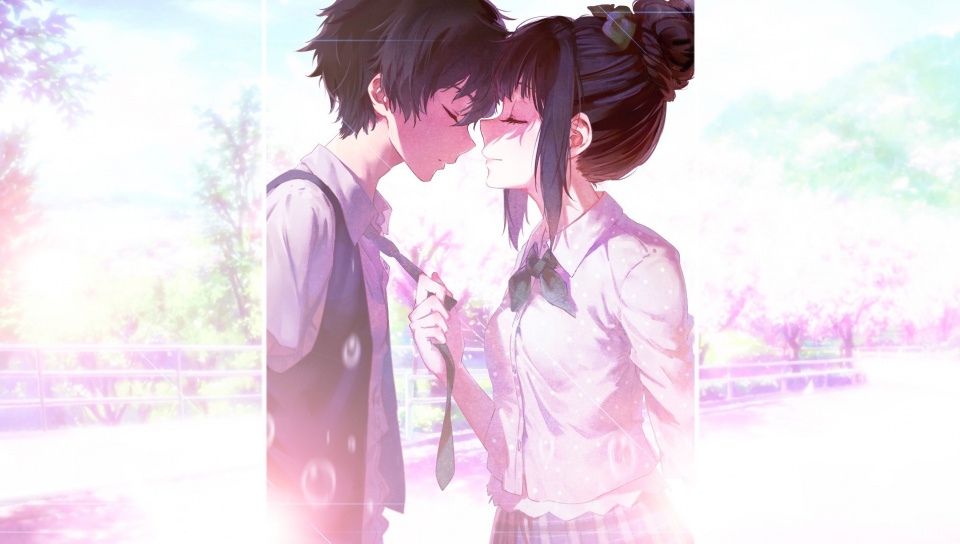 Anime, Couple, Eru Chitanda, Houtarou Oreki, Hyouka, - Background Anime Iphone Couple , HD Wallpaper & Backgrounds
